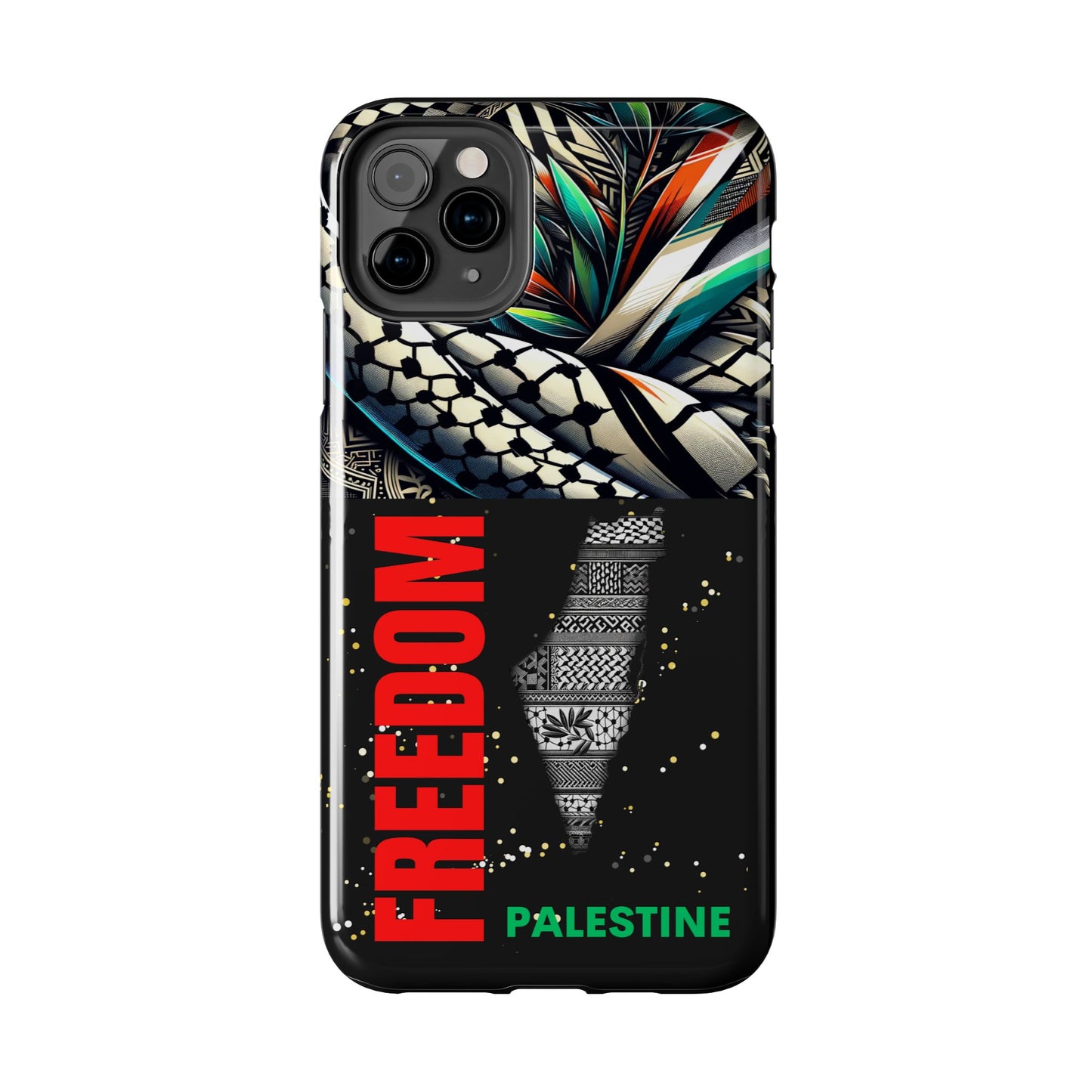 Freedom-Themed Phone Case, Durable Cover, Palestine Pride, Tough Phone Case