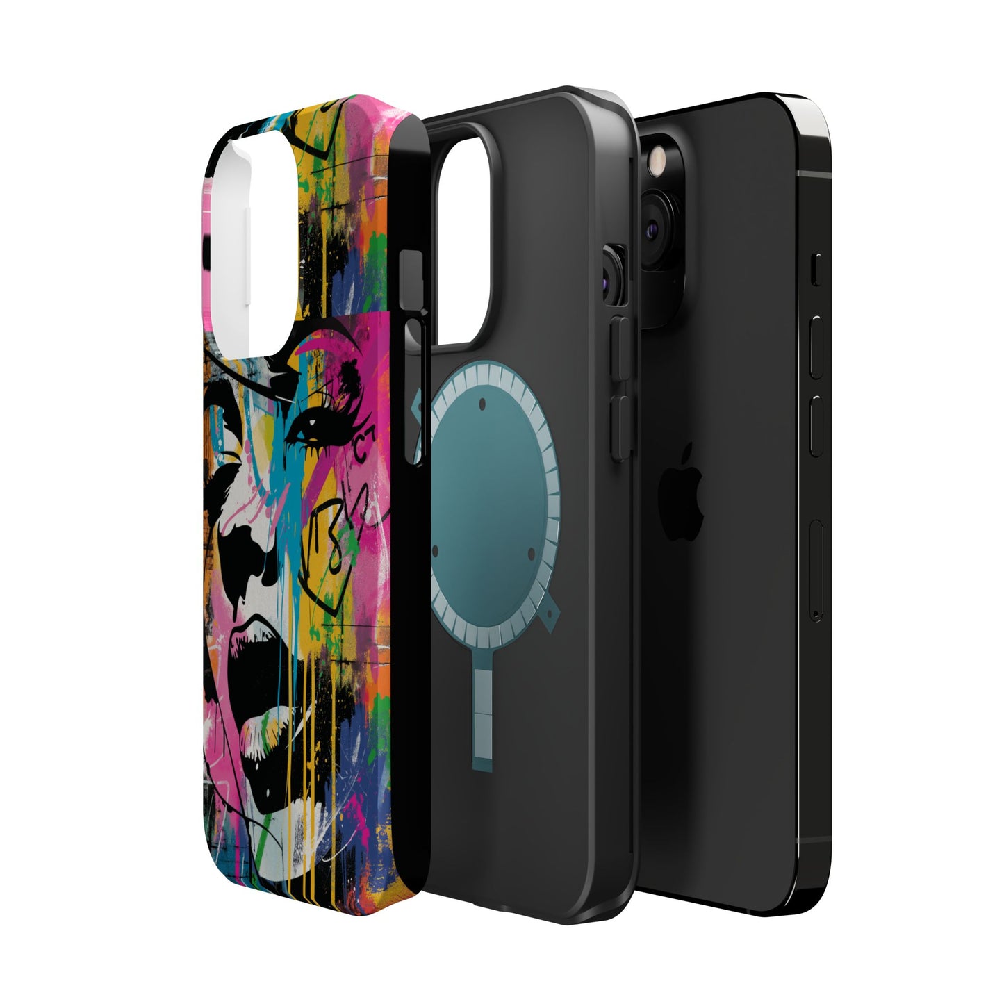 Phone Cases, Colorful Art, Trendy Accessories, Unique Gifts, Tough Cases with
