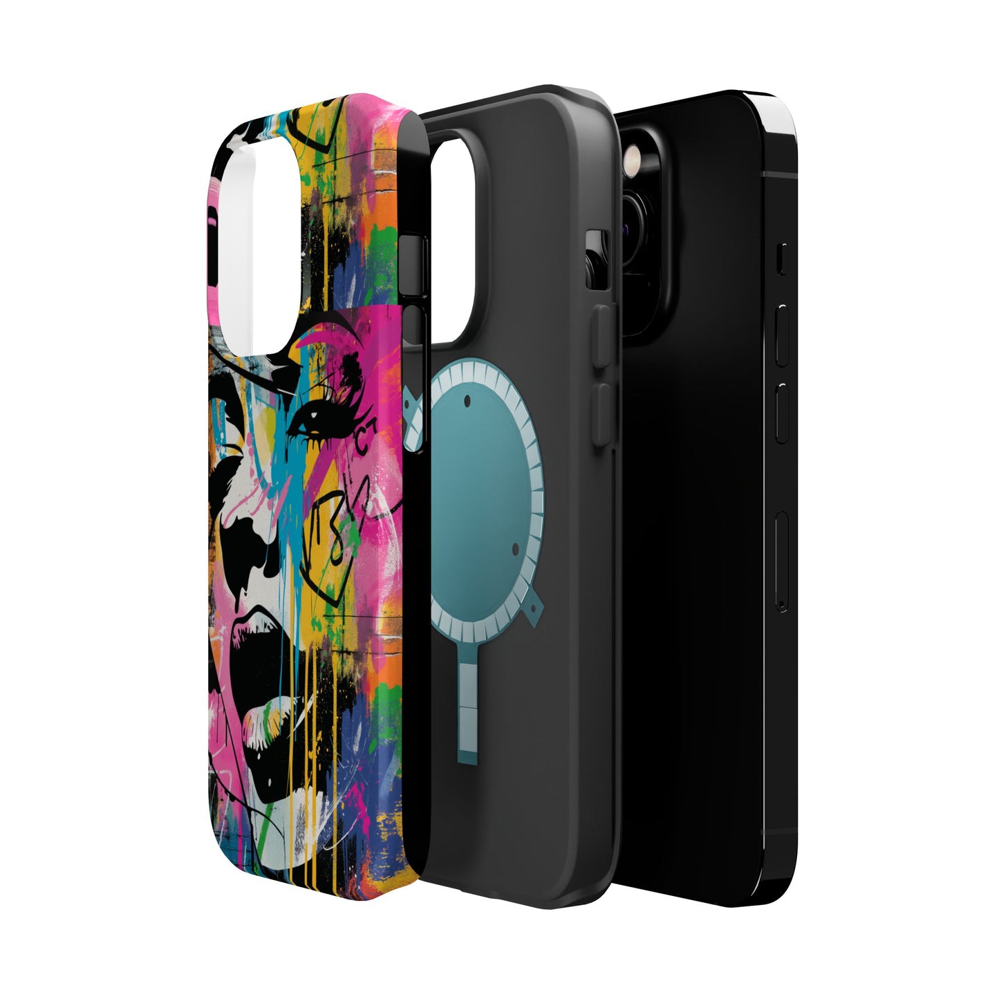 Phone Cases, Colorful Art, Trendy Accessories, Unique Gifts, Tough Cases with