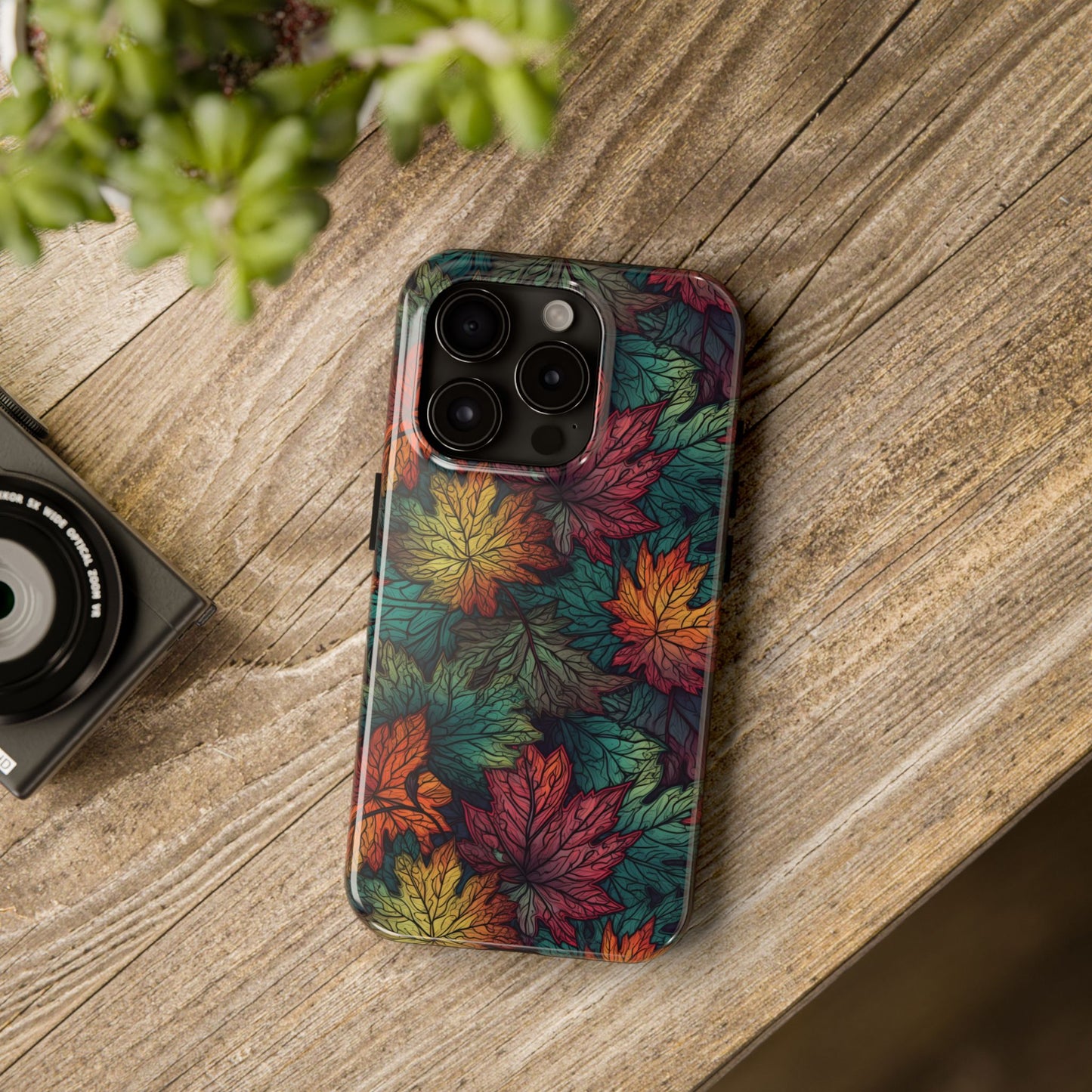 Fall Maple Leaf Tough Phone Cases - iPhone, Samsung, Protective Cover, Autumn