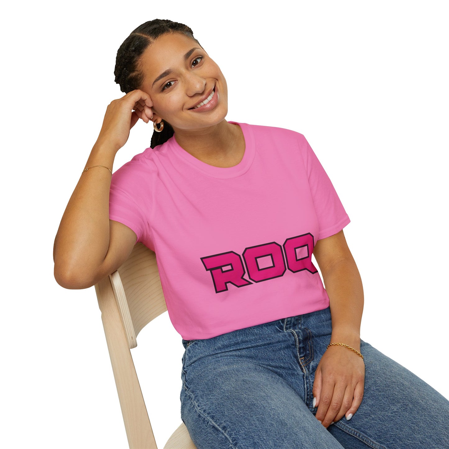 Bold ROQ Women Softstyle T-Shirt, Casual Wear, Gift for Friends, Graphic Tee