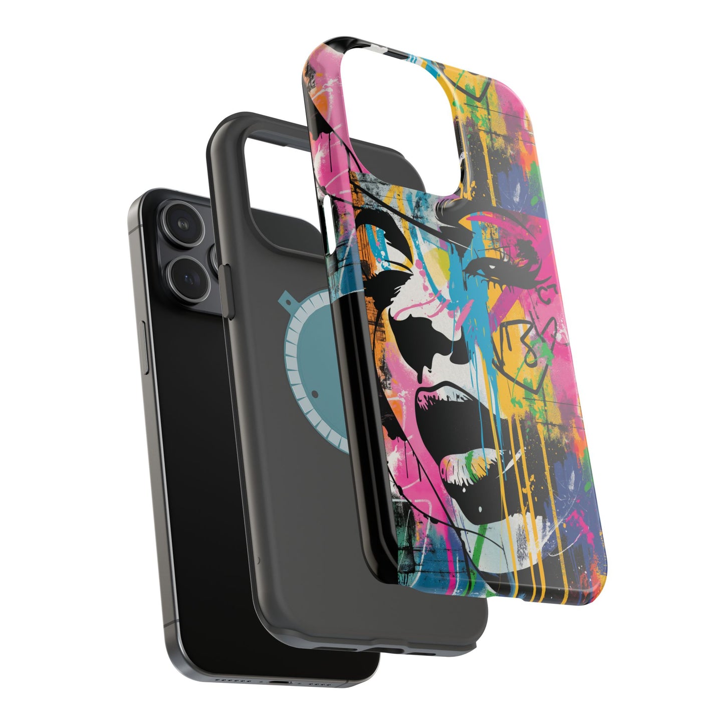 Phone Cases, Colorful Art, Trendy Accessories, Unique Gifts, Tough Cases with