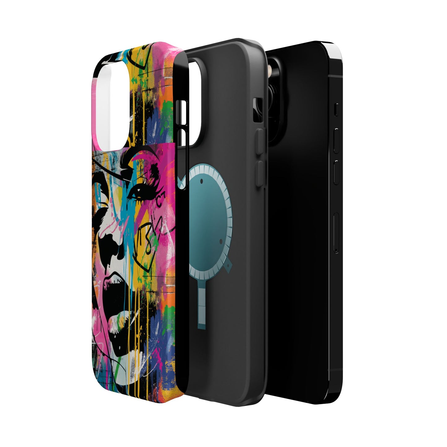 Phone Cases, Colorful Art, Trendy Accessories, Unique Gifts, Tough Cases with