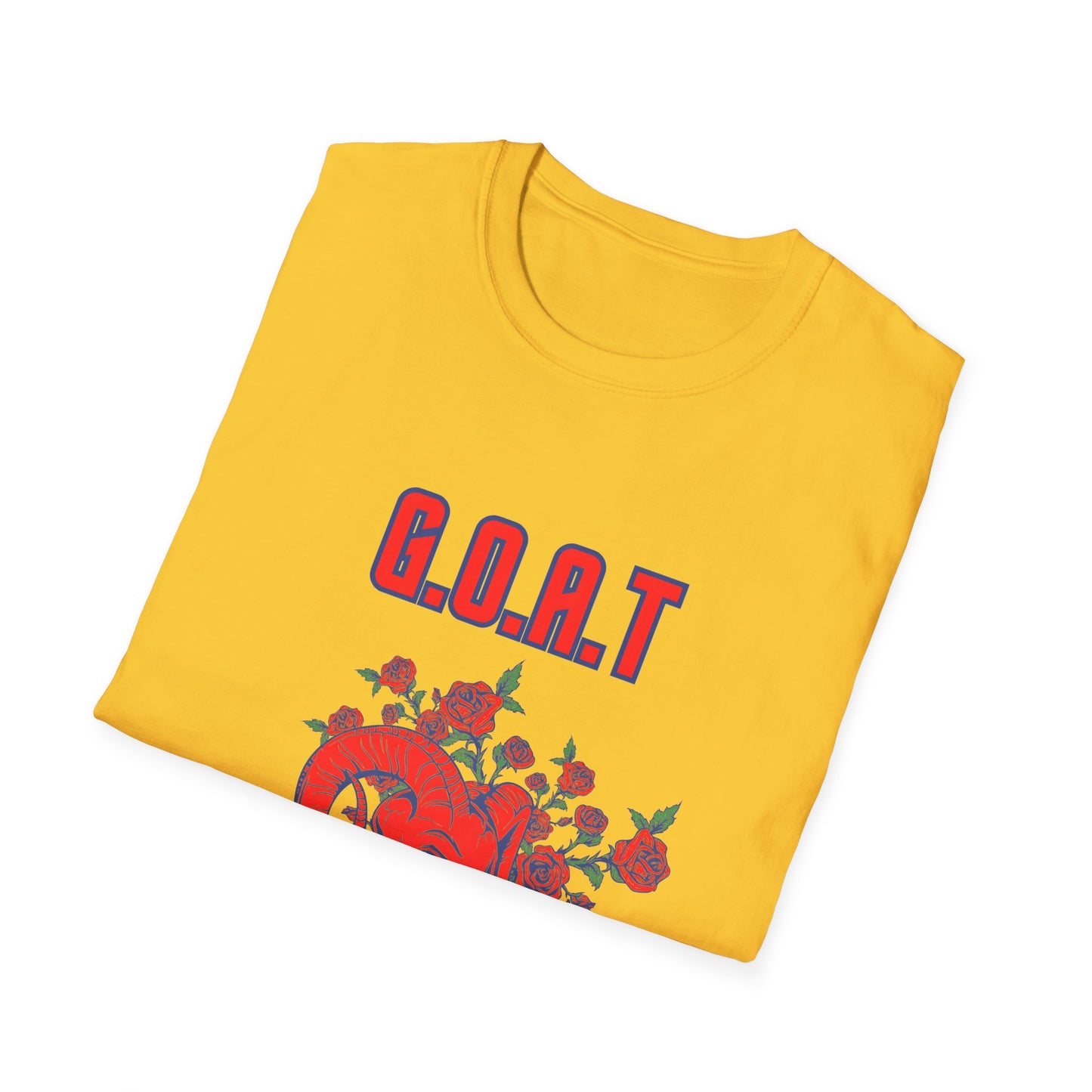 G O A T Graphic Tee, Casual Unisex Shirt, Softstyle T-Shirt, Fun Gift for Youth