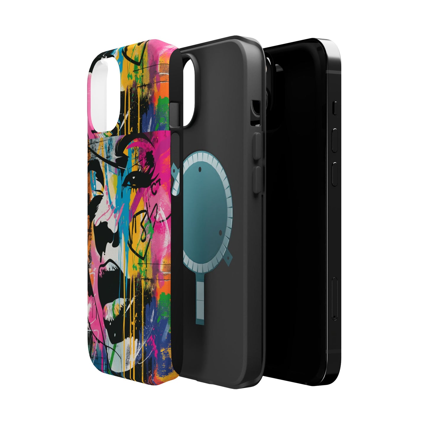 Phone Cases, Colorful Art, Trendy Accessories, Unique Gifts, Tough Cases with
