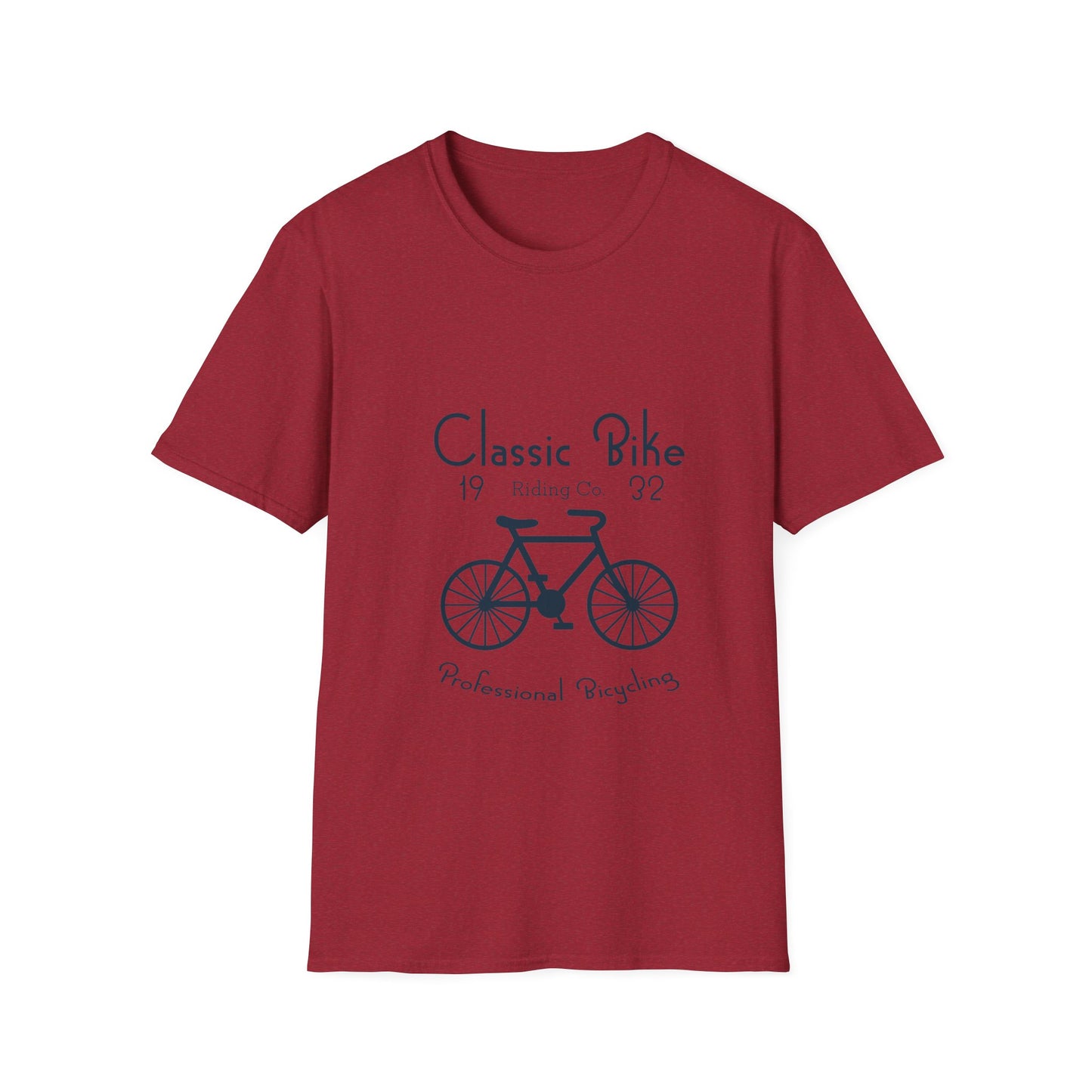 Classic Bike Unisex T-Shirt, Casual Cycling Tee, Gift for Bikers, Retro Cycle