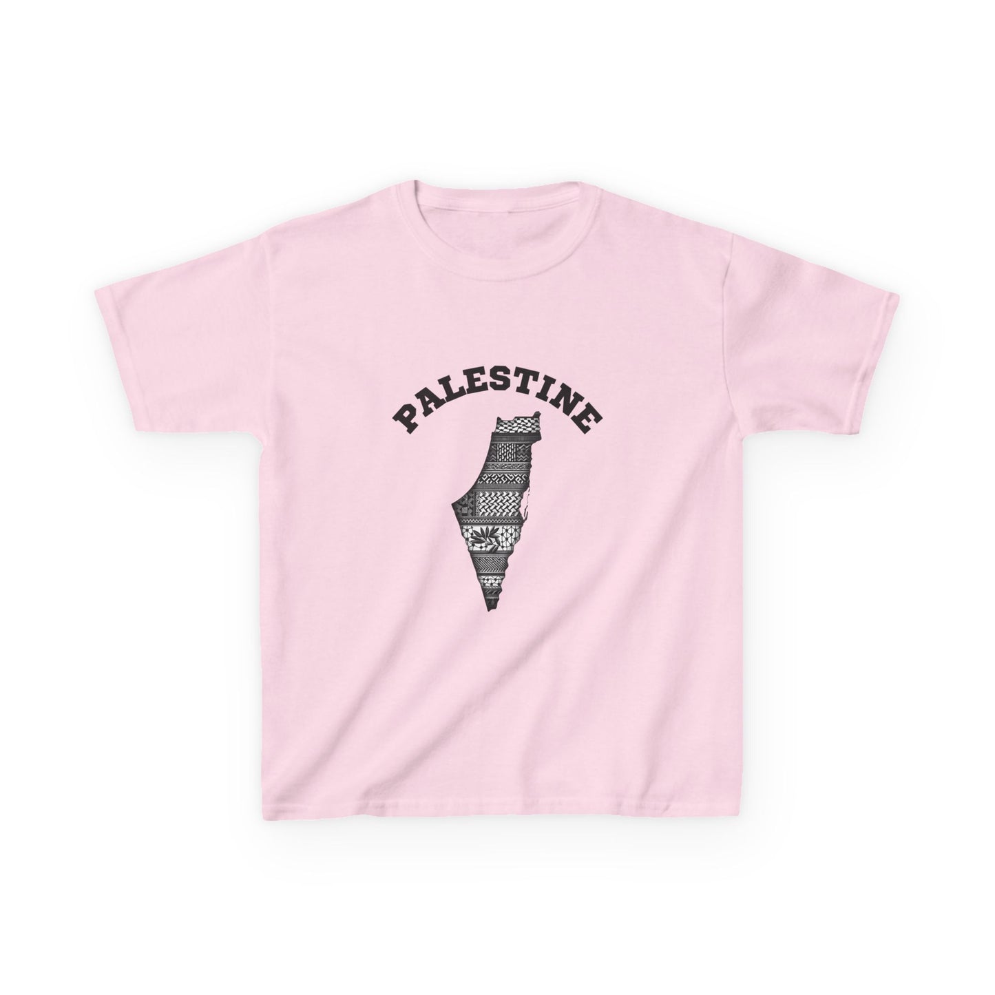 Palestine Kids Tee, Free Palestine Comfort T-Shirt for Youth, Casual Wear,