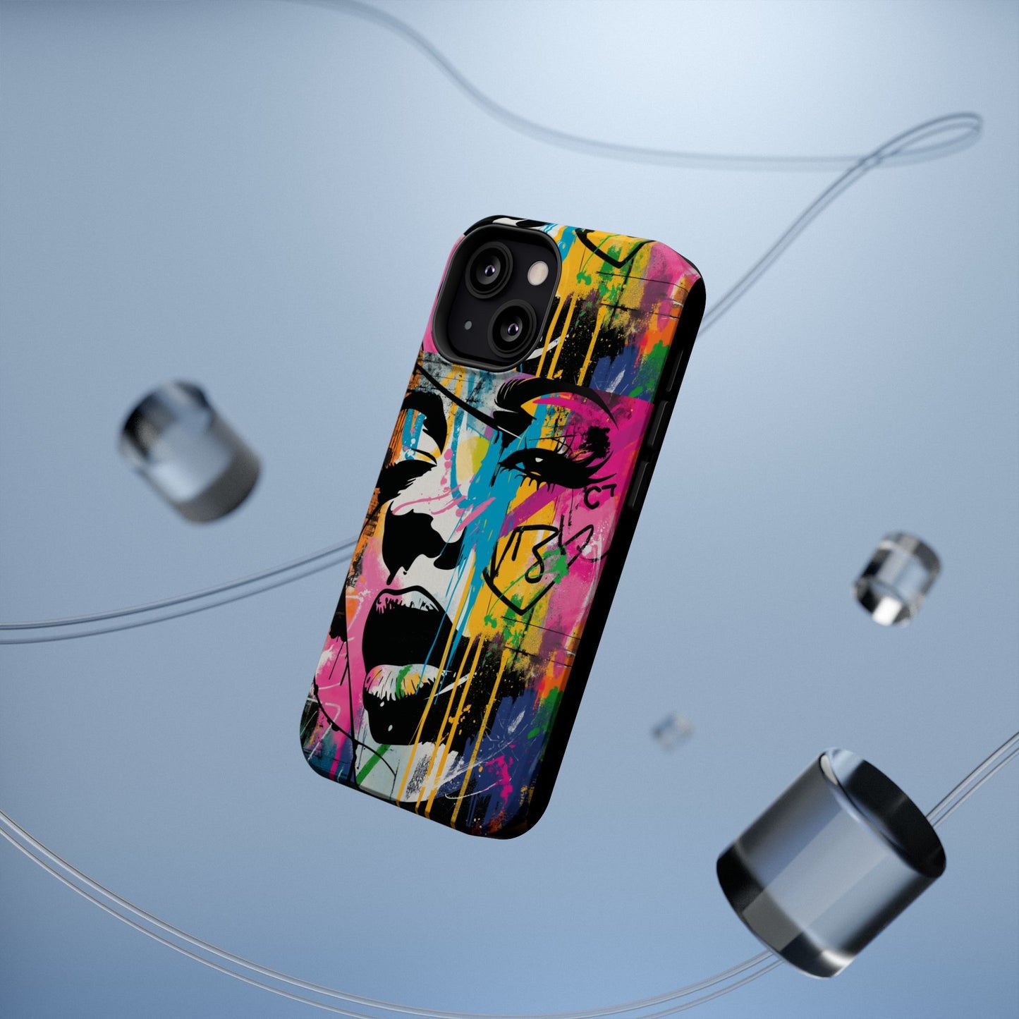 Phone Cases, Colorful Art, Trendy Accessories, Unique Gifts, Tough Cases with