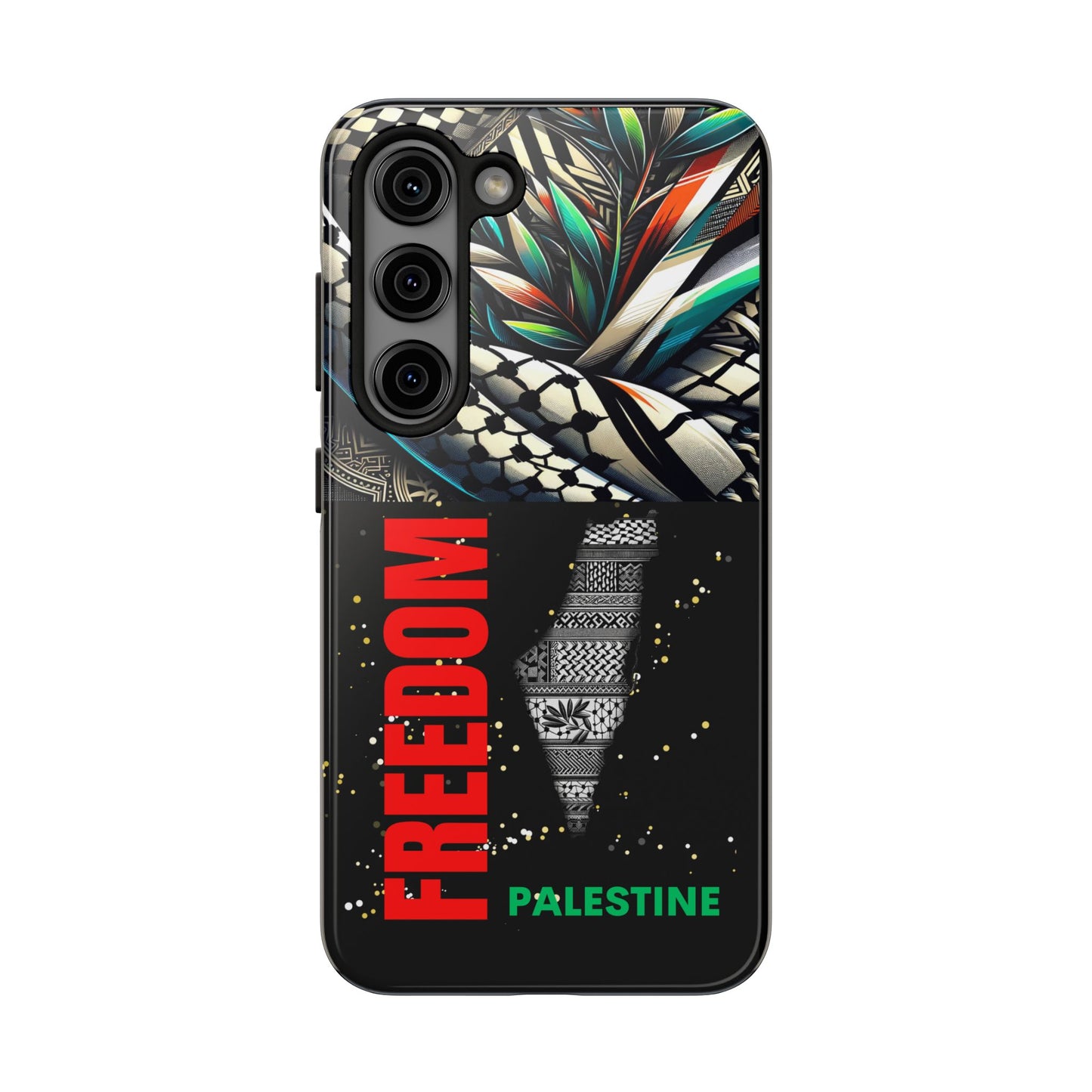 Freedom-Themed Phone Case, Durable Cover, Palestine Pride, Tough Phone Case