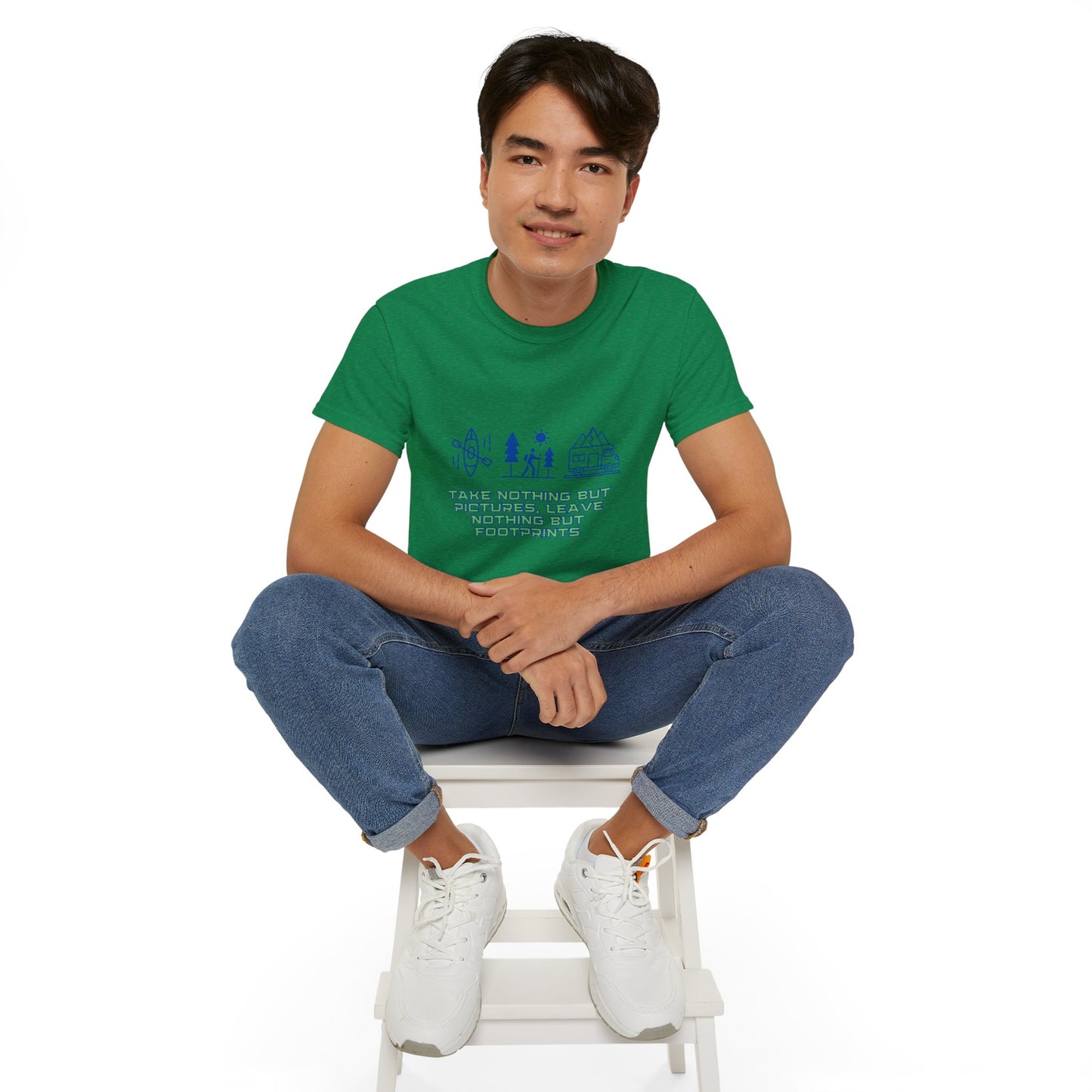 Adventure Vibes Tee - Eco-Friendly Unisex T-Shirt, Outdoor Camping Hiking Shirt,