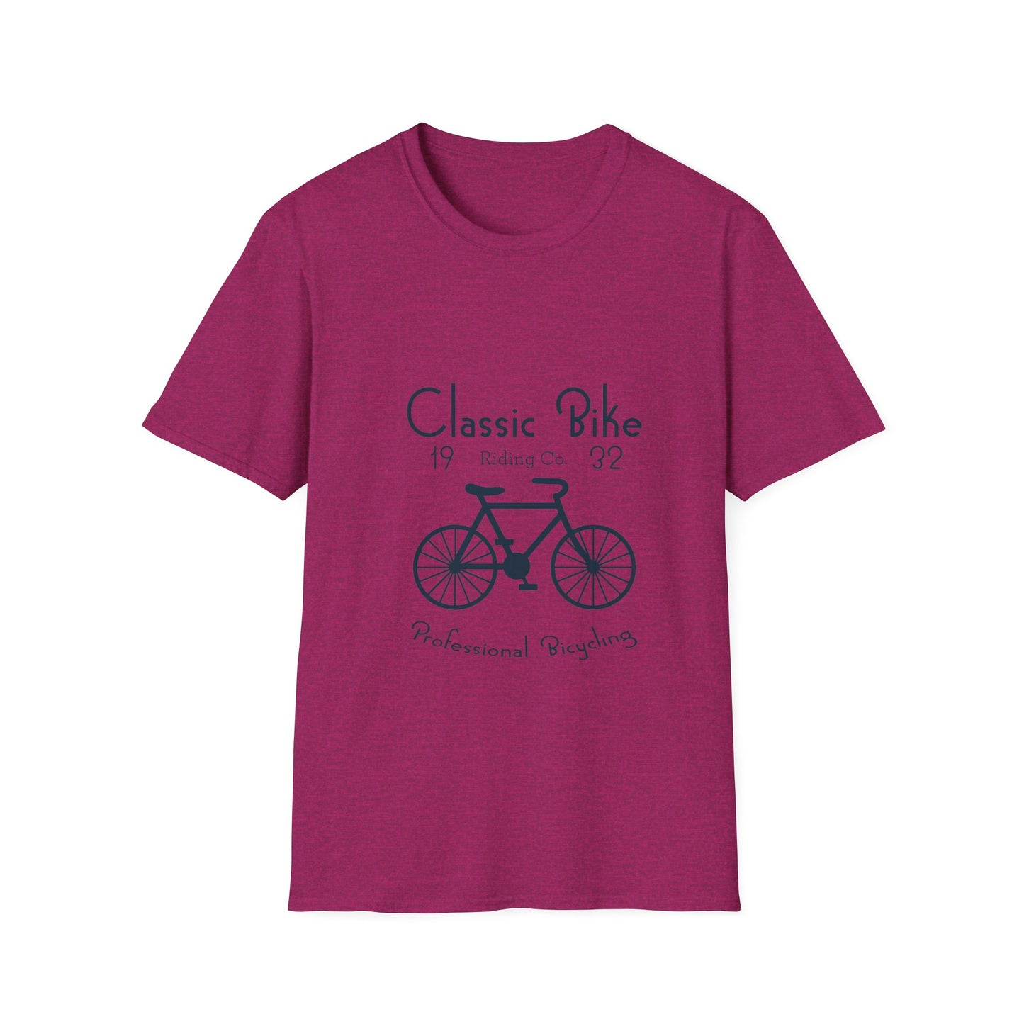 Classic Bike Unisex T-Shirt, Casual Cycling Tee, Gift for Bikers, Retro Cycle