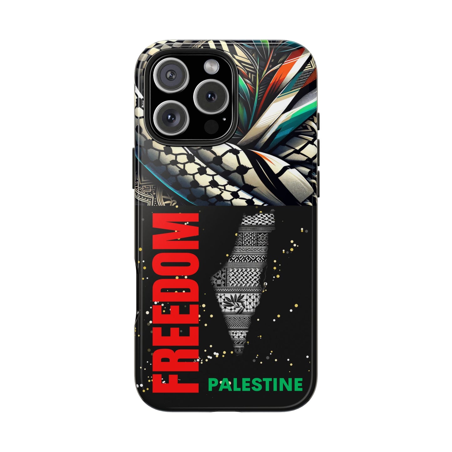 Freedom-Themed Phone Case, Durable Cover, Palestine Pride, Tough Phone Case