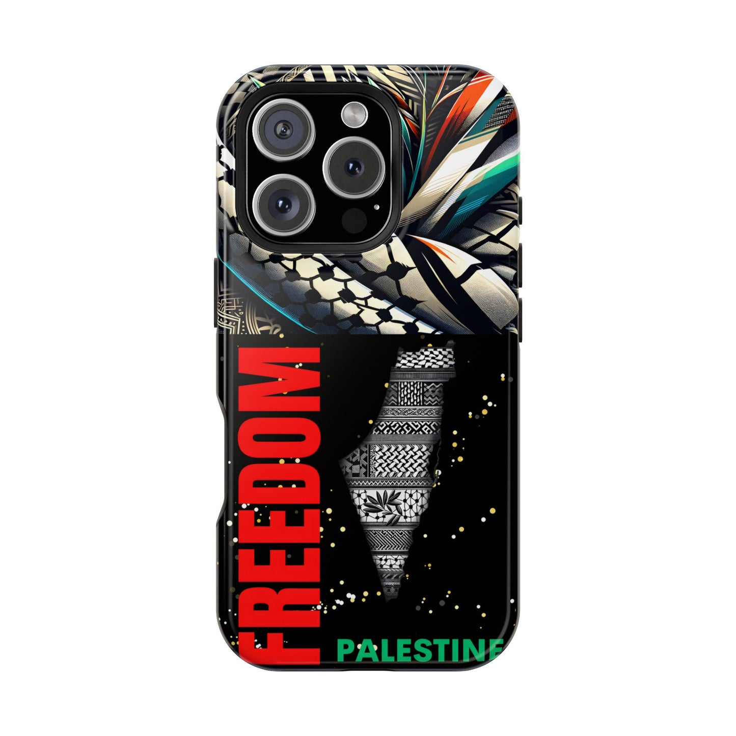 Palestine Activist Phone Cases, Unique Bouquet Design, Gift for Protesters