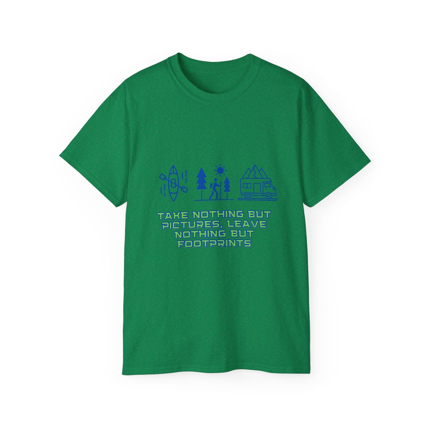 Adventure Vibes Tee - Eco-Friendly Unisex T-Shirt, Outdoor Camping Hiking Shirt,