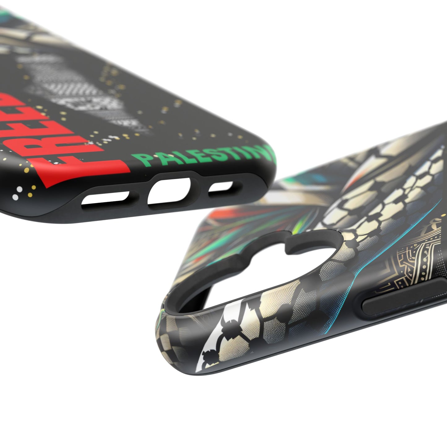 Palestine Activist Phone Cases, Unique Bouquet Design, Gift for Protesters