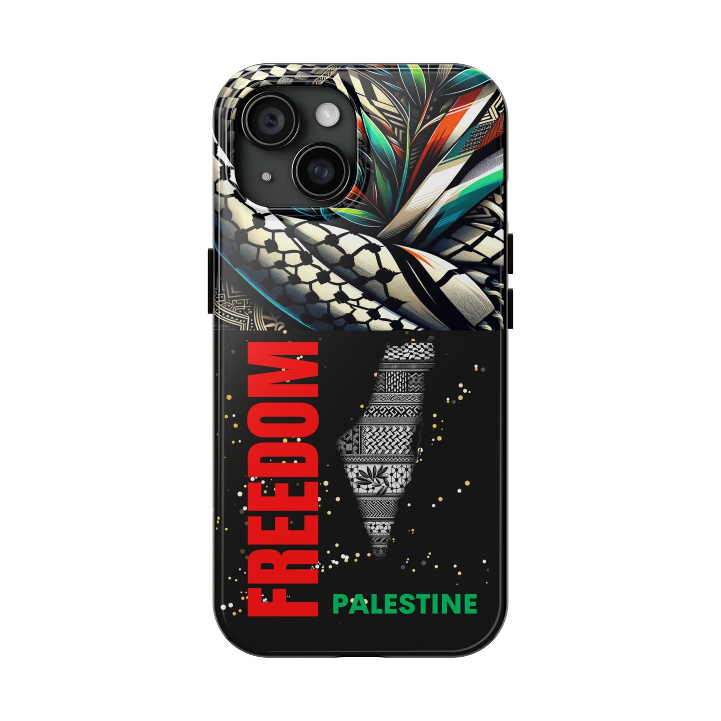 Freedom-Themed Phone Case, Durable Cover, Palestine Pride, Tough Phone Case