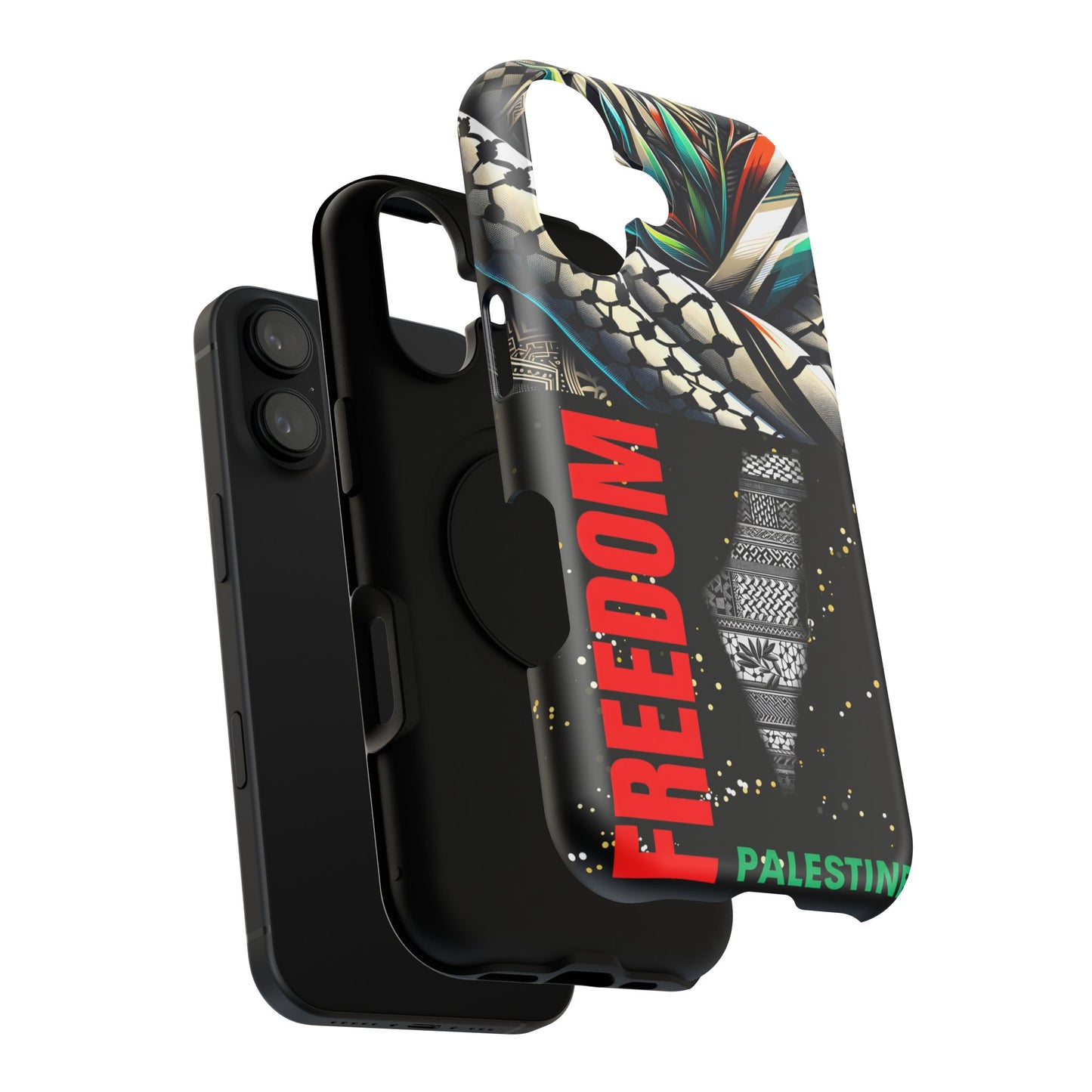 Palestine Activist Phone Cases, Unique Bouquet Design, Gift for Protesters