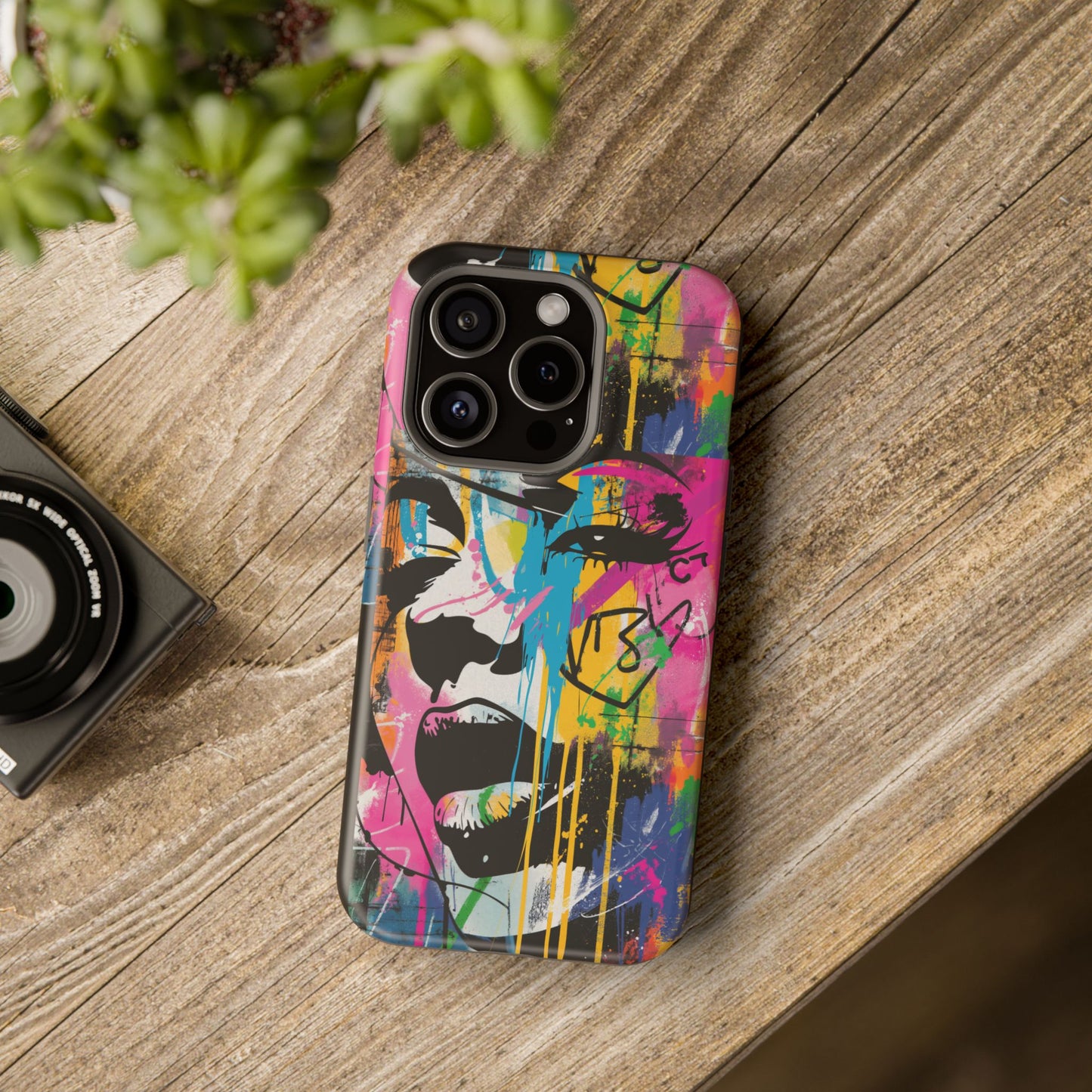 Phone Cases, Colorful Art, Trendy Accessories, Unique Gifts, Tough Cases with