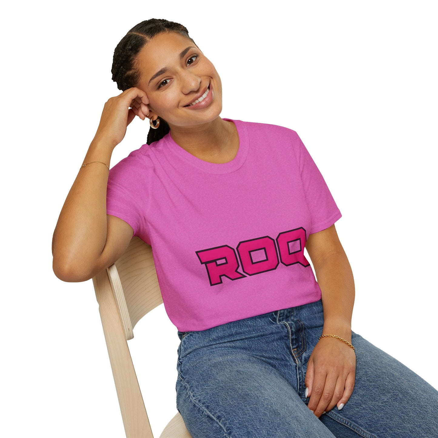 Bold ROQ Women Softstyle T-Shirt, Casual Wear, Gift for Friends, Graphic Tee
