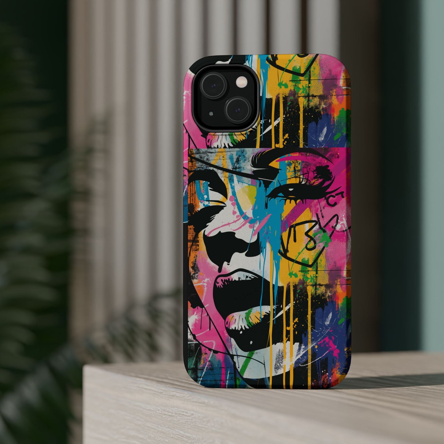 Phone Cases, Colorful Art, Trendy Accessories, Unique Gifts, Tough Cases with