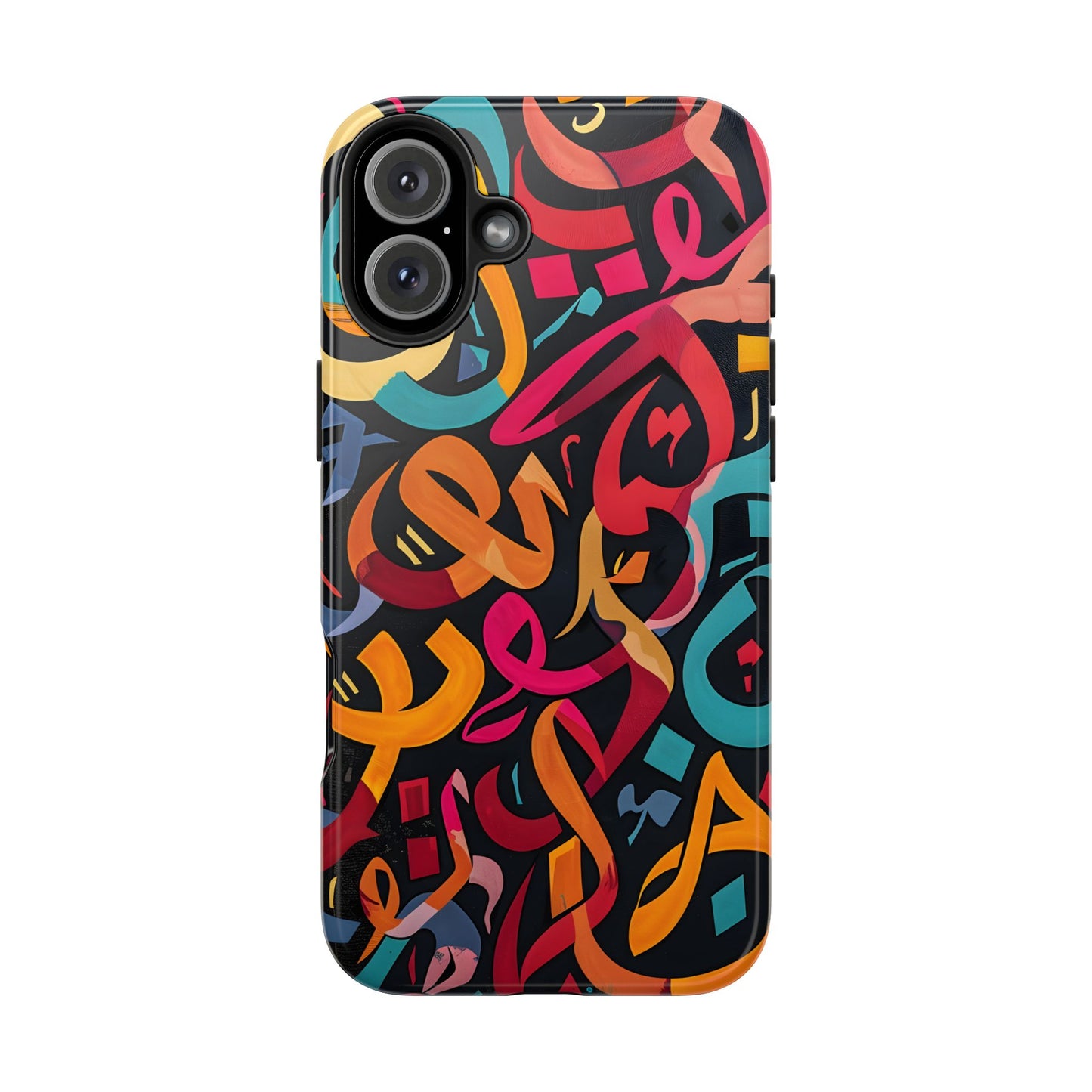 Arabic Graffiti Phone Cases, Calligraphy Patterns, iPhone Samsung Cases