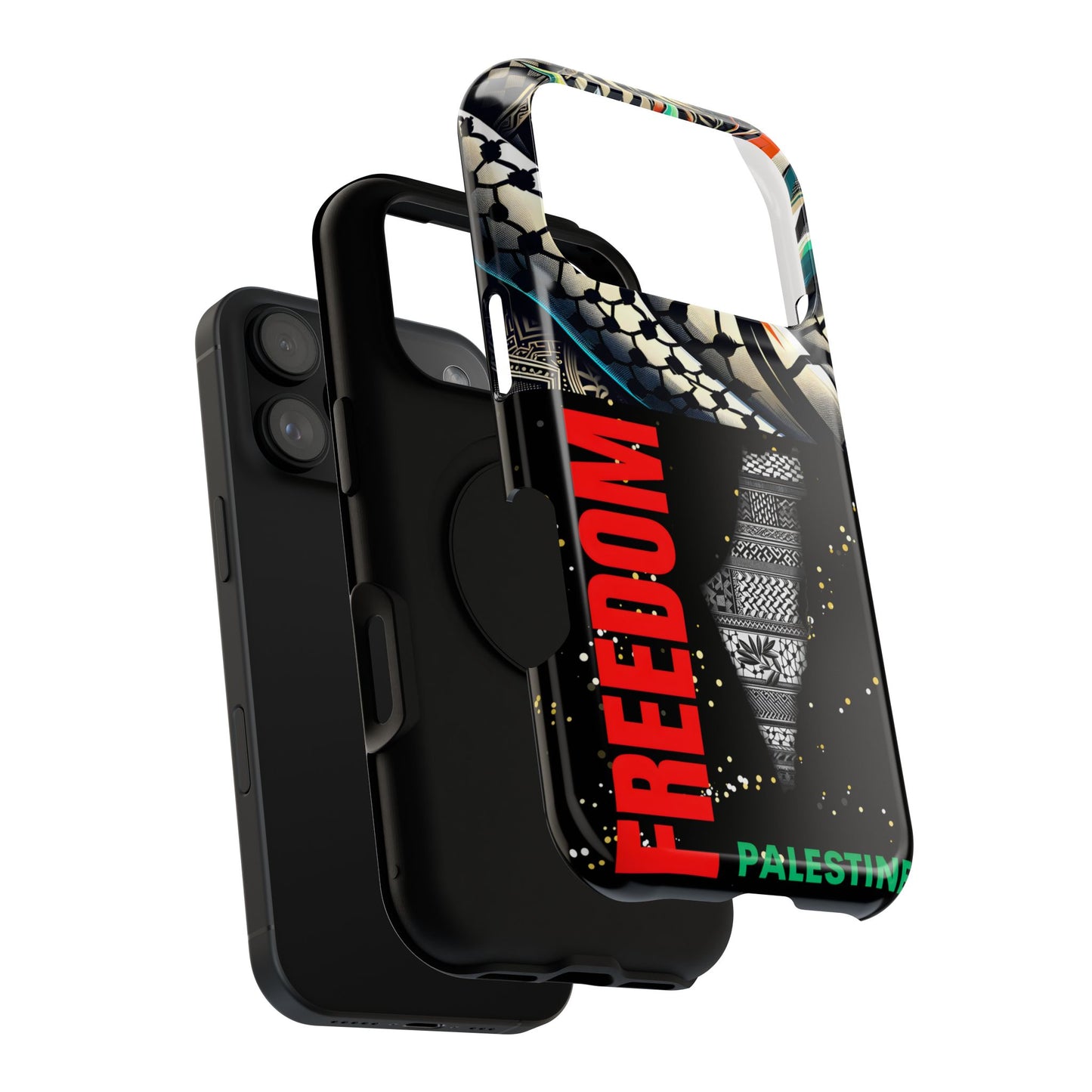 Palestine Activist Phone Cases, Unique Bouquet Design, Gift for Protesters