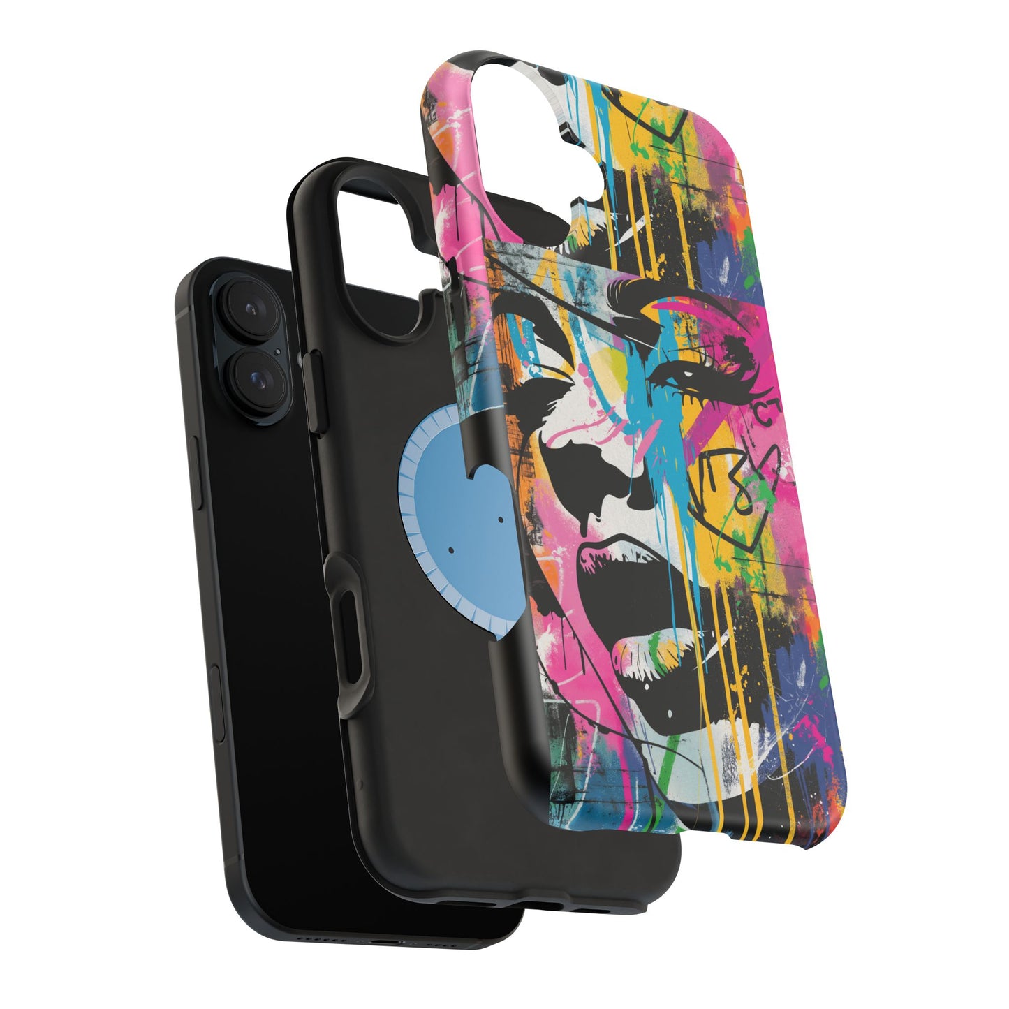 Phone Cases, Colorful Art, Trendy Accessories, Unique Gifts, Tough Cases with