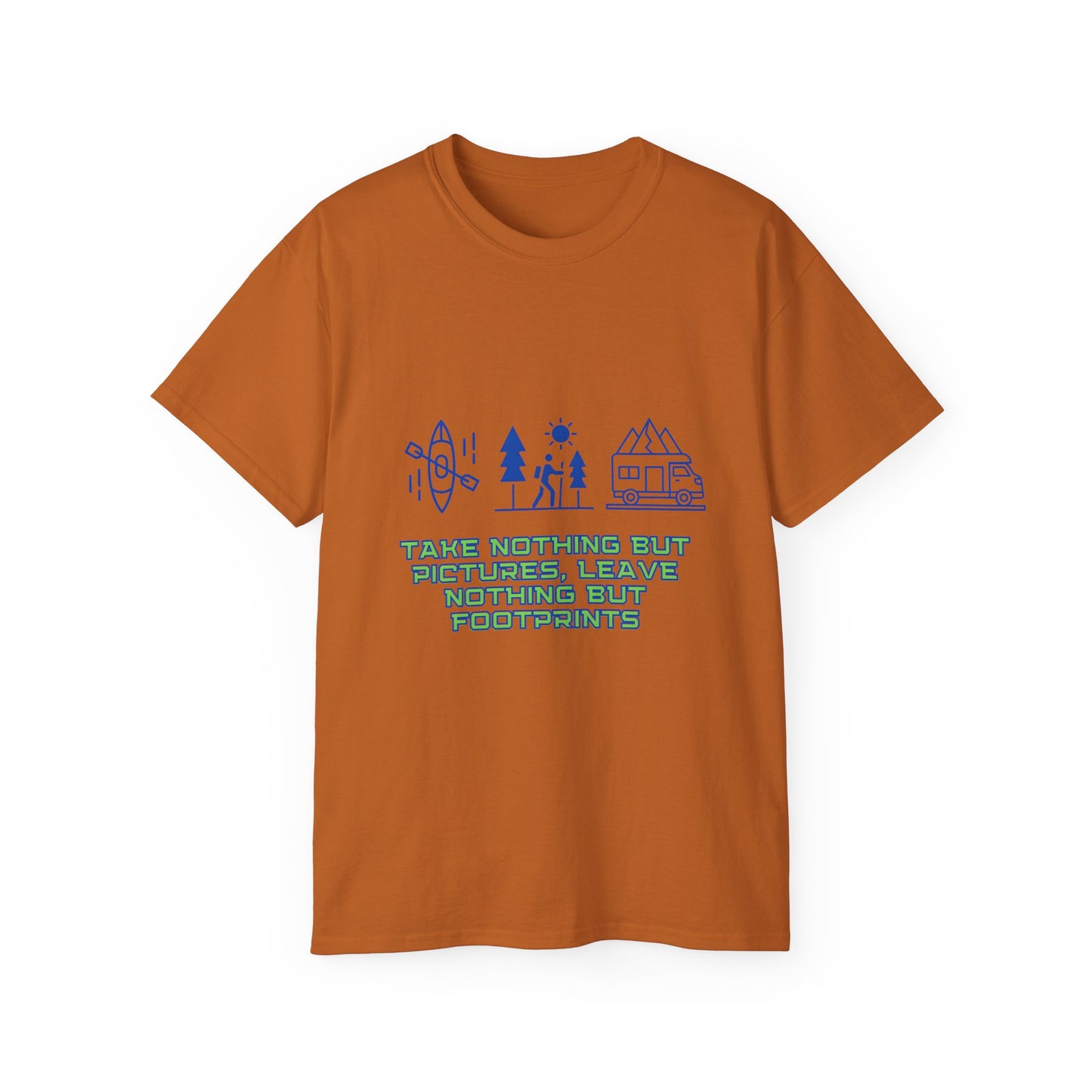 Adventure Vibes Tee - Eco-Friendly Unisex T-Shirt, Outdoor Camping Hiking Shirt,