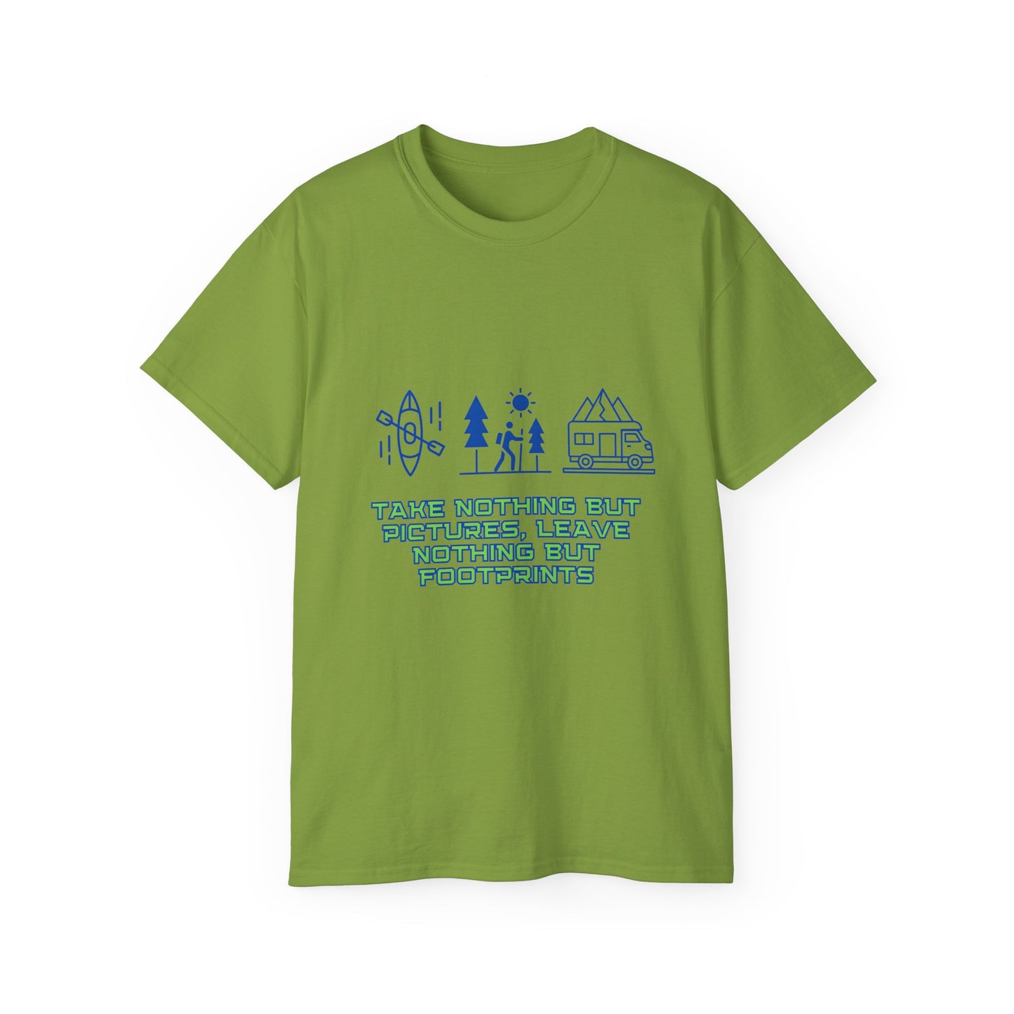 Adventure Vibes Tee - Eco-Friendly Unisex T-Shirt, Outdoor Camping Hiking Shirt,