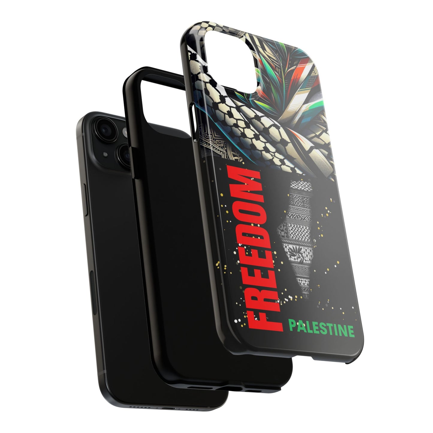 Freedom-Themed Phone Case, Durable Cover, Palestine Pride, Tough Phone Case