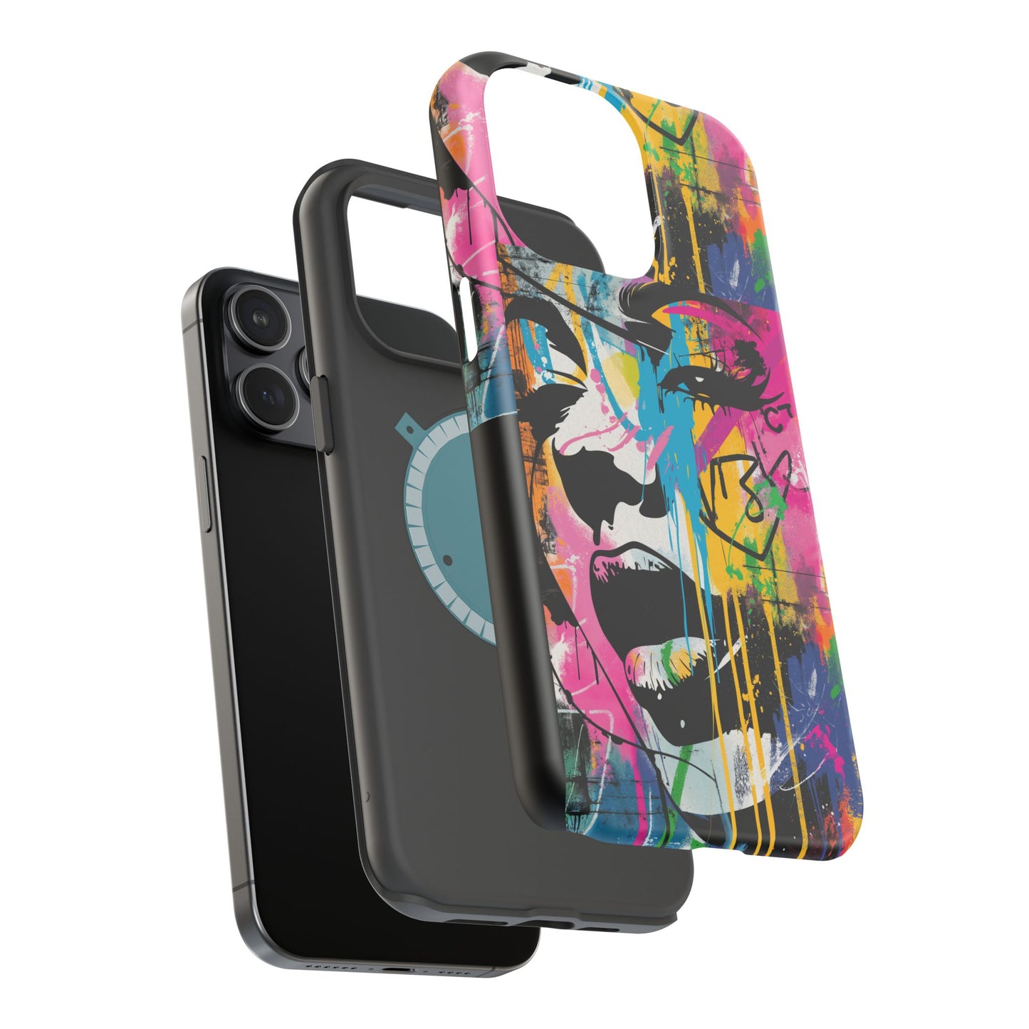Phone Cases, Colorful Art, Trendy Accessories, Unique Gifts, Tough Cases with