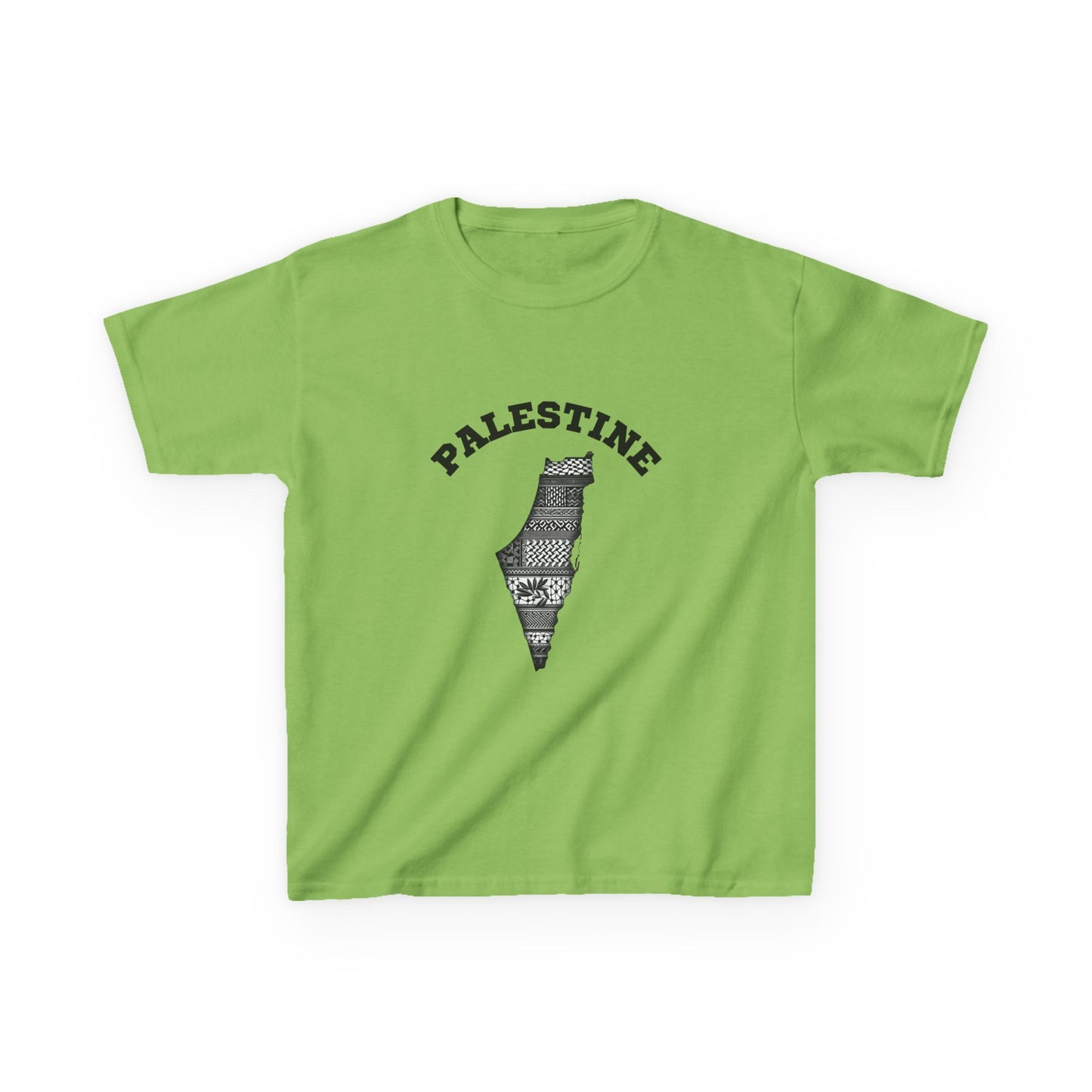 Palestine Kids Tee, Free Palestine Comfort T-Shirt for Youth, Casual Wear,