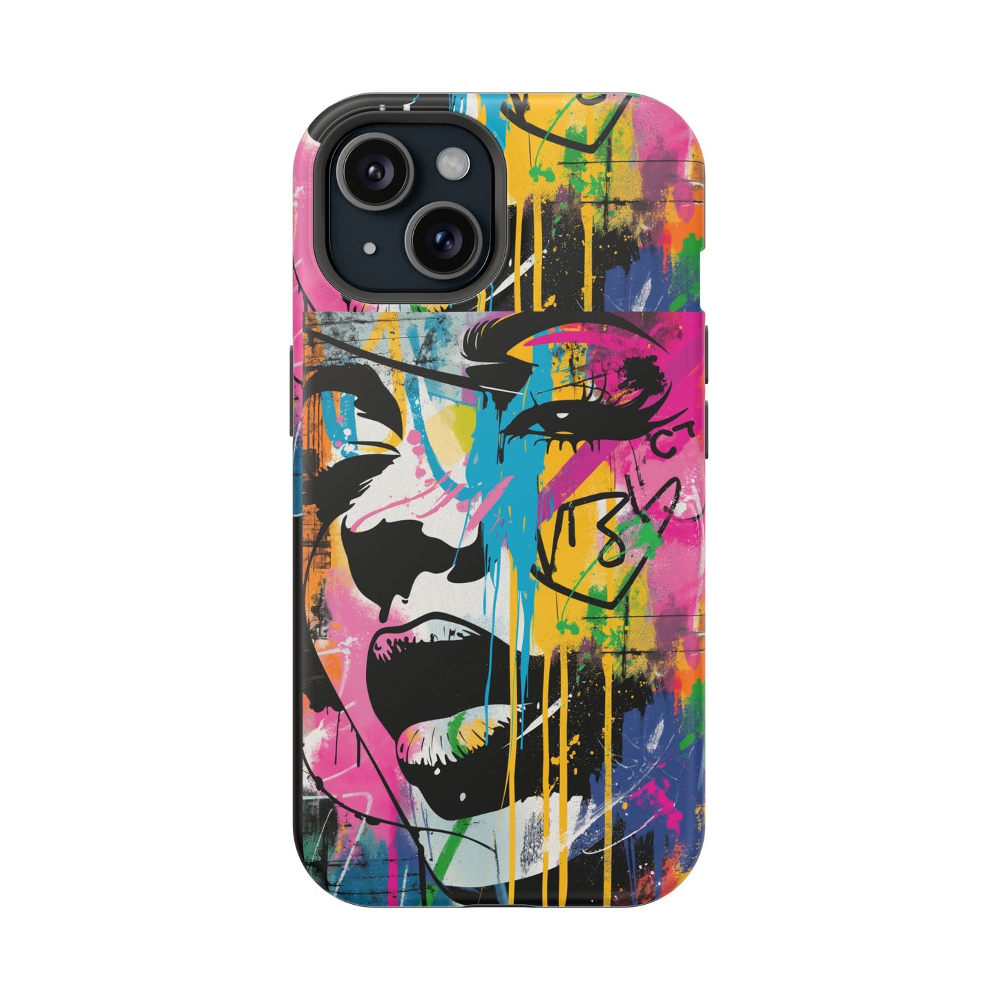 Phone Cases, Colorful Art, Trendy Accessories, Unique Gifts, Tough Cases with
