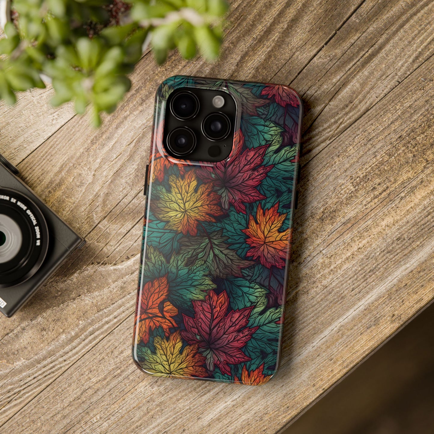 Fall Maple Leaf Tough Phone Cases - iPhone, Samsung, Protective Cover, Autumn