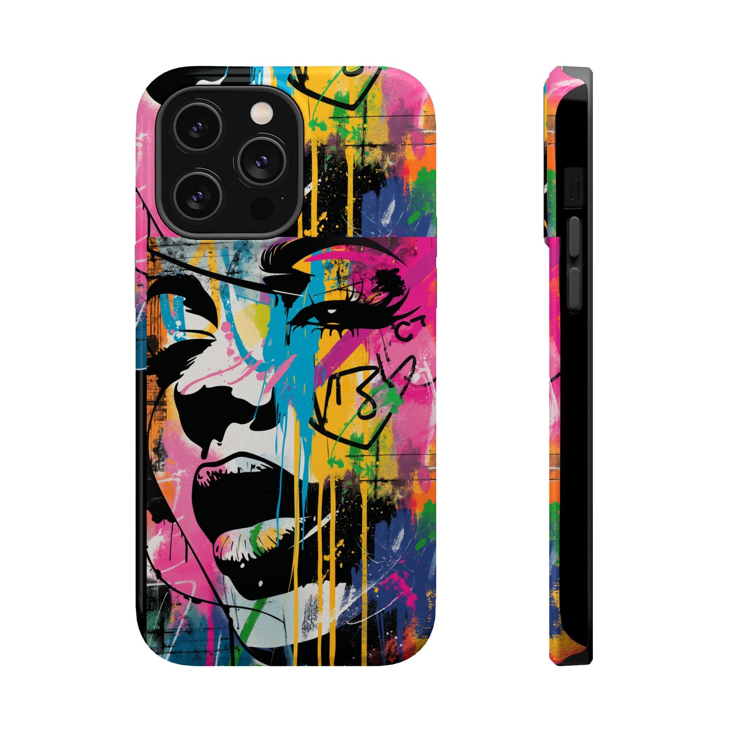 Phone Cases, Colorful Art, Trendy Accessories, Unique Gifts, Tough Cases with