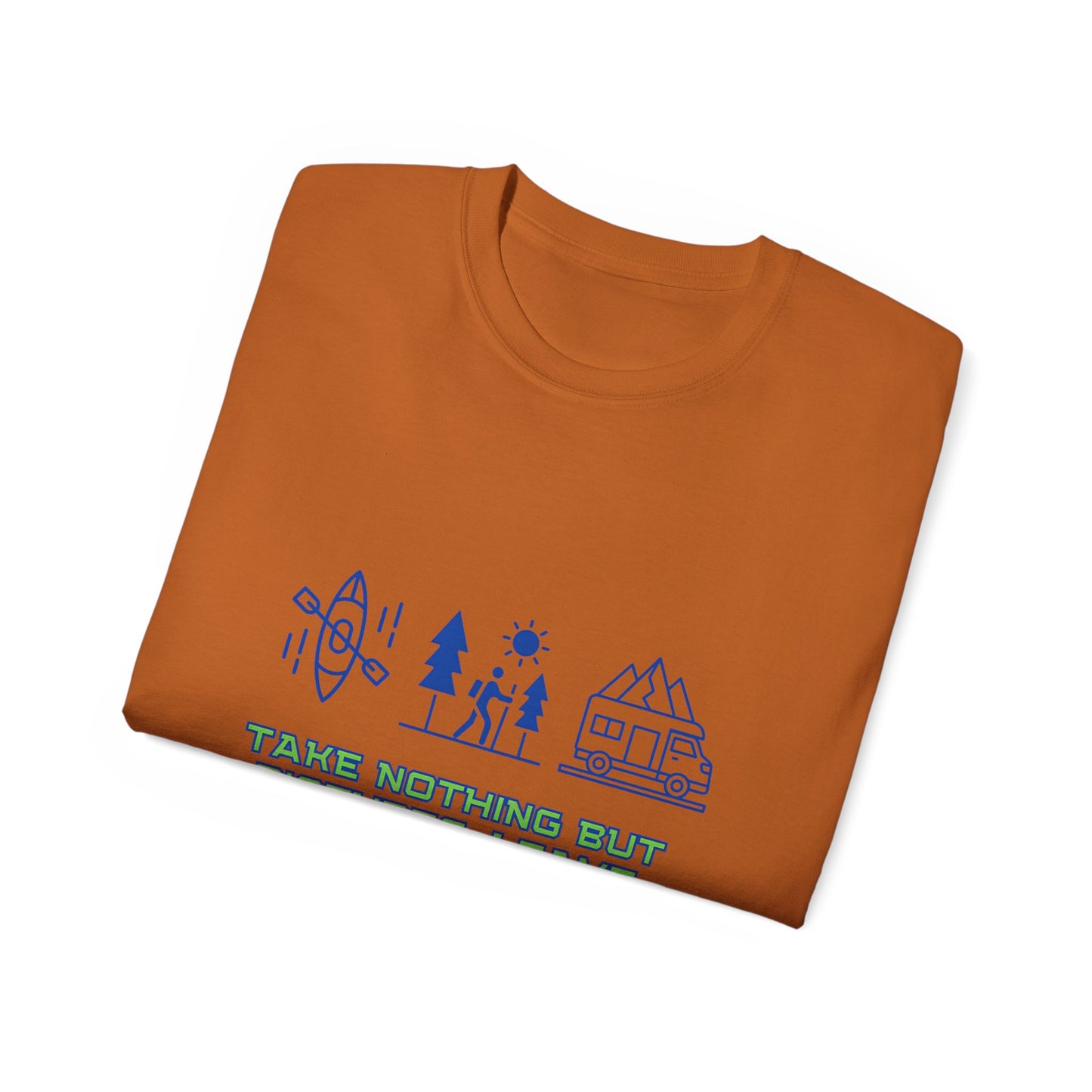 Adventure Vibes Tee - Eco-Friendly Unisex T-Shirt, Outdoor Camping Hiking Shirt,