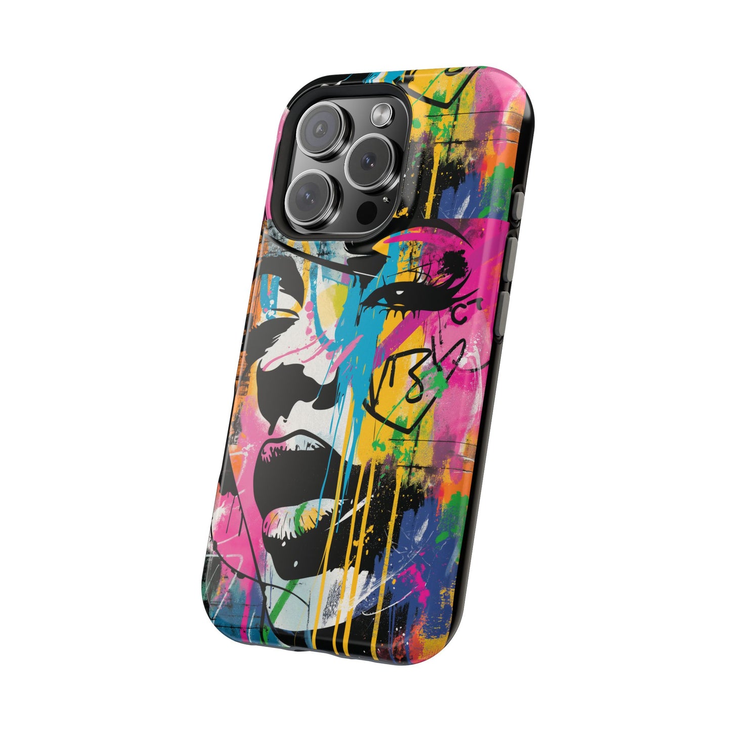 Phone Cases, Colorful Art, Trendy Accessories, Unique Gifts, Tough Cases with