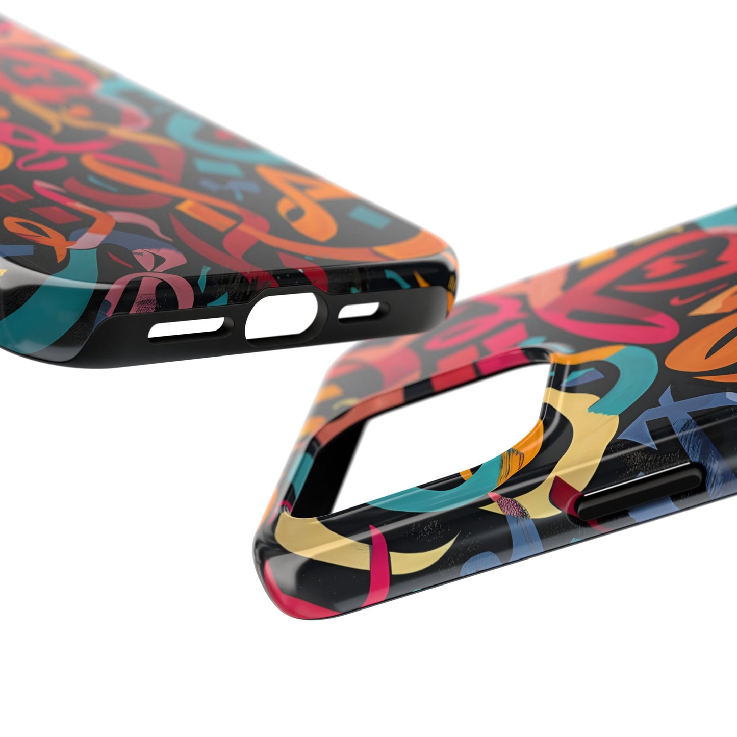 Arabic Graffiti Phone Cases, Calligraphy Patterns, iPhone Samsung Cases