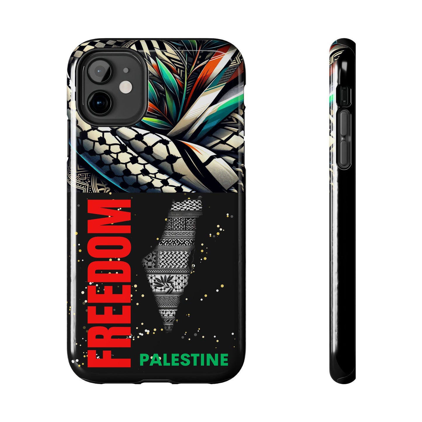 Freedom-Themed Phone Case, Durable Cover, Palestine Pride, Tough Phone Case