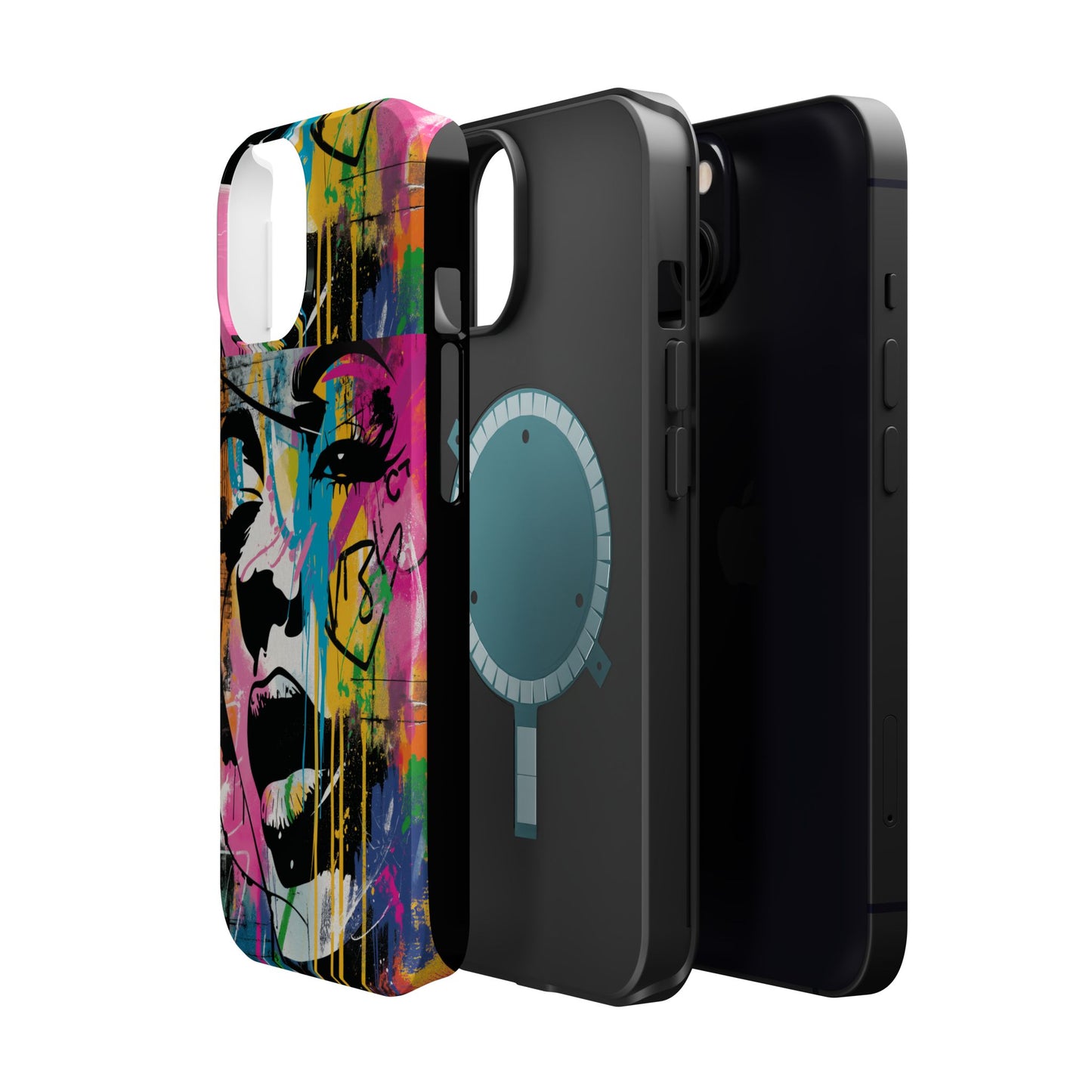 Phone Cases, Colorful Art, Trendy Accessories, Unique Gifts, Tough Cases with
