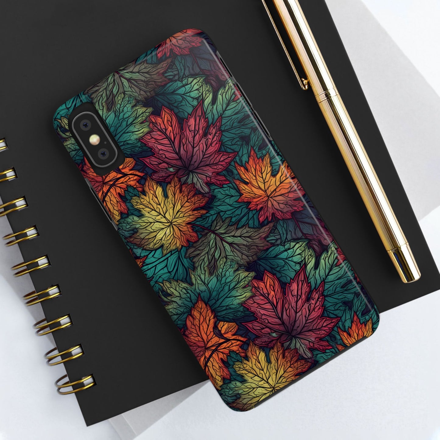 Fall Maple Leaf Tough Phone Cases - iPhone, Samsung, Protective Cover, Autumn