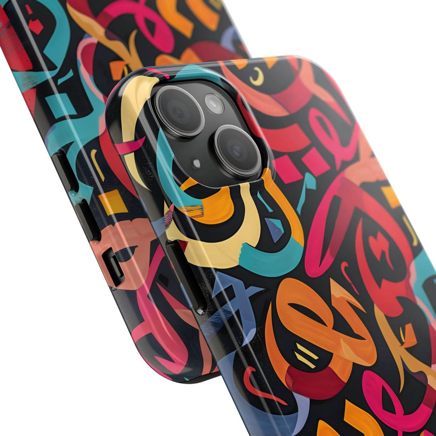 Arabic Graffiti Phone Cases, Calligraphy Patterns, iPhone Samsung Cases