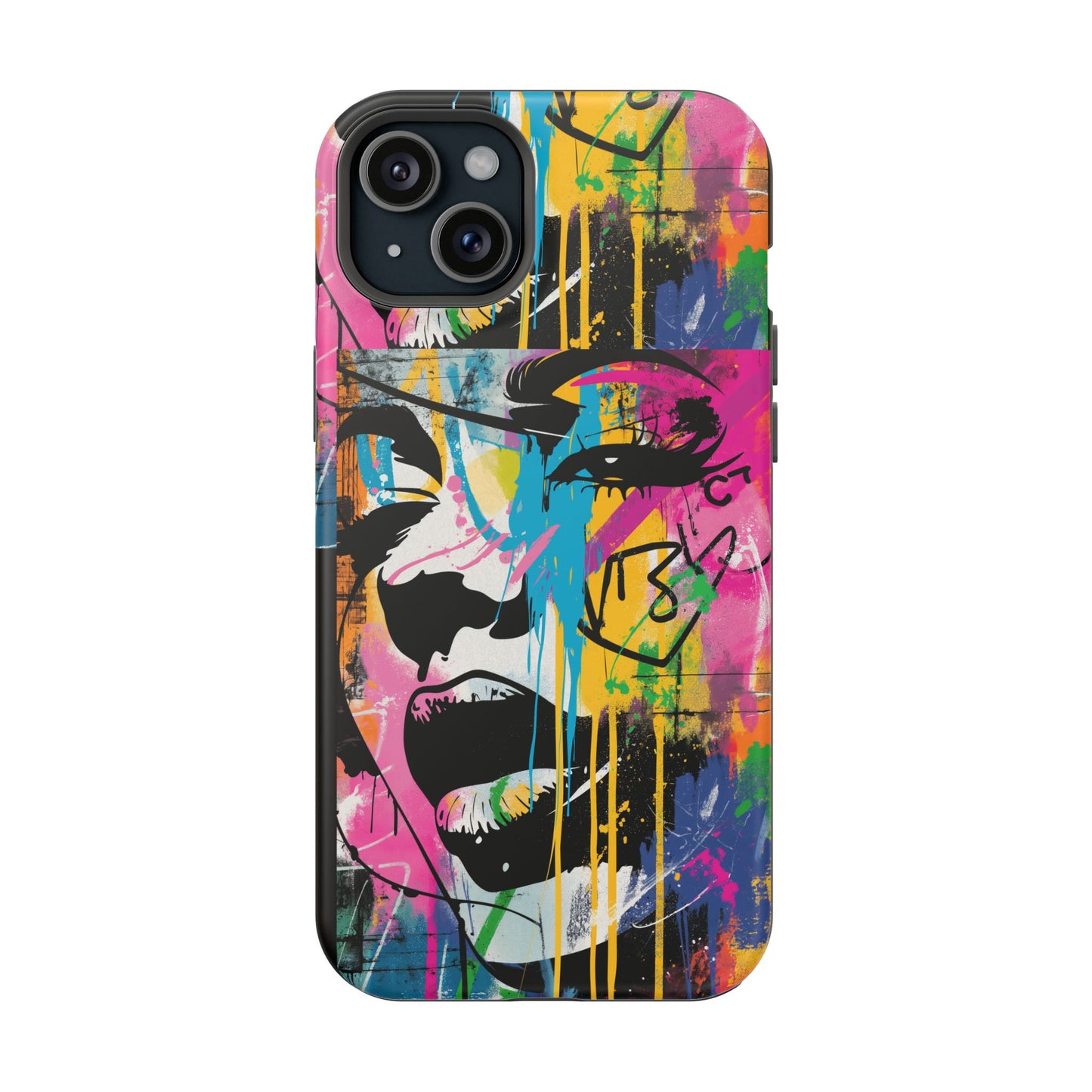 Phone Cases, Colorful Art, Trendy Accessories, Unique Gifts, Tough Cases with