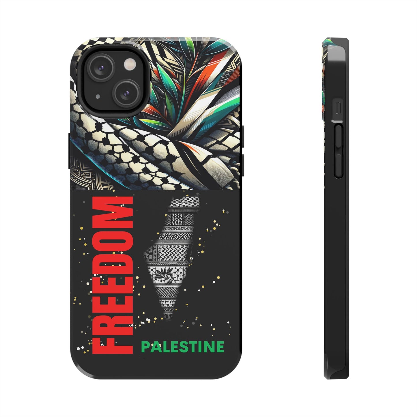 Freedom-Themed Phone Case, Durable Cover, Palestine Pride, Tough Phone Case