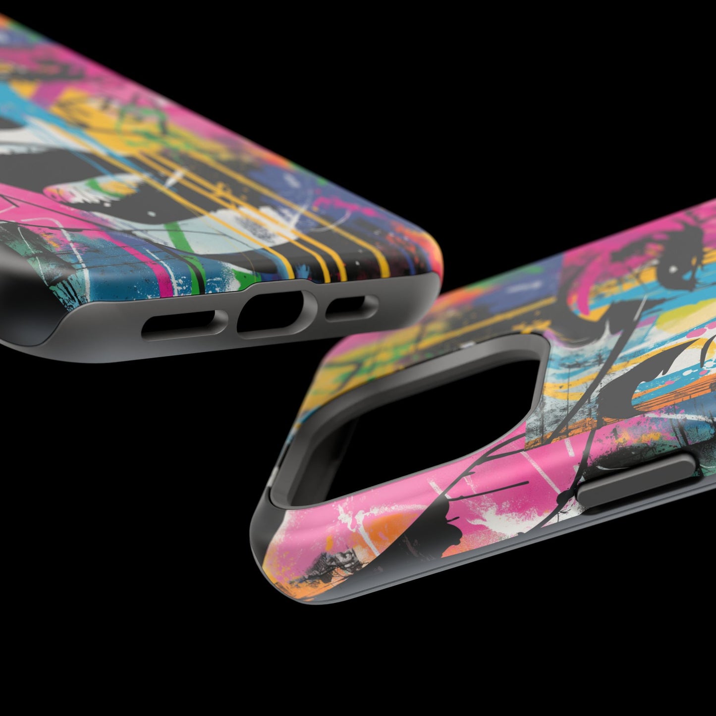 Phone Cases, Colorful Art, Trendy Accessories, Unique Gifts, Tough Cases with