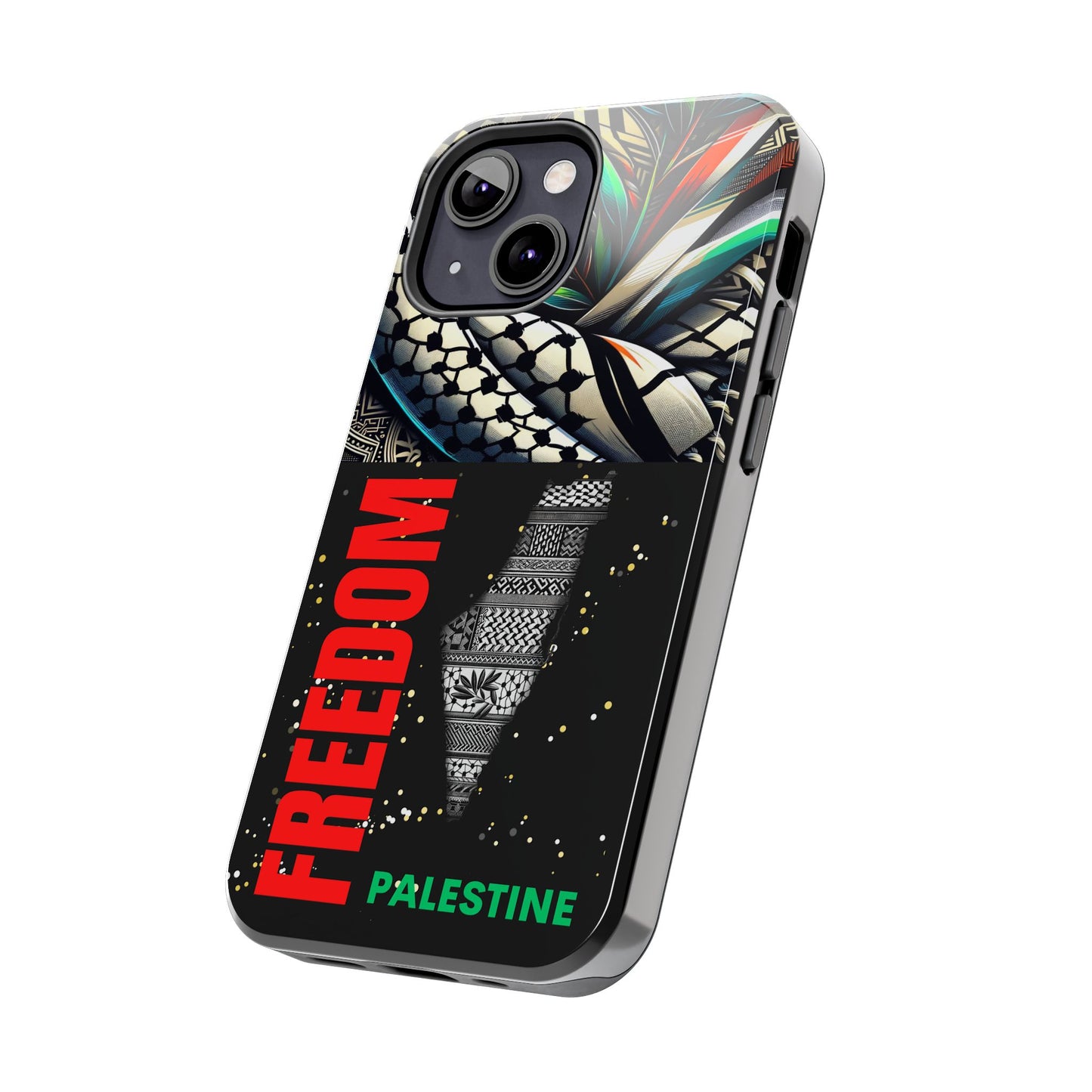 Freedom-Themed Phone Case, Durable Cover, Palestine Pride, Tough Phone Case