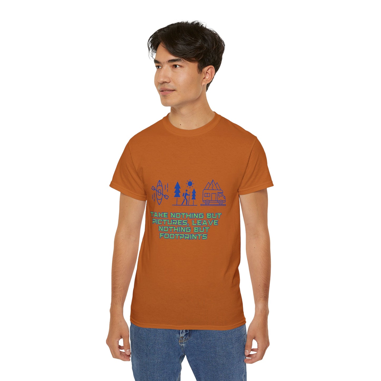 Adventure Vibes Tee - Eco-Friendly Unisex T-Shirt, Outdoor Camping Hiking Shirt,