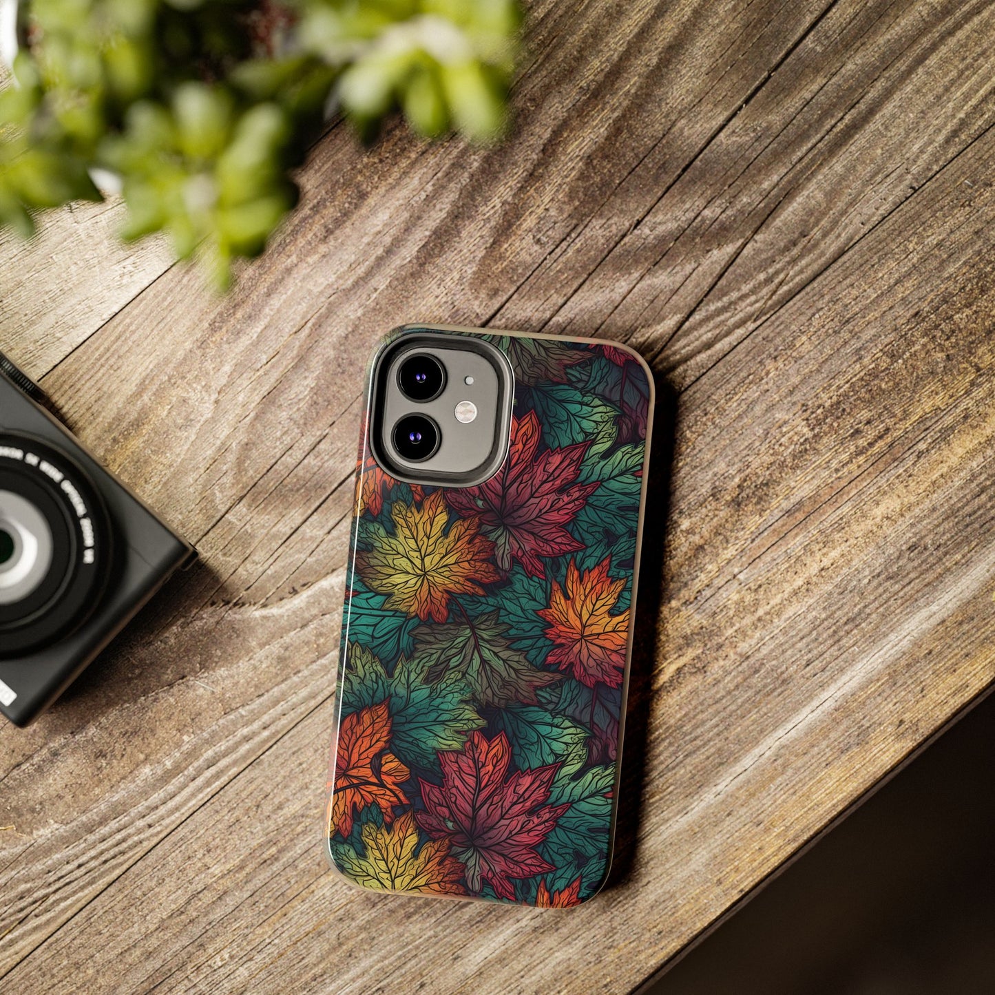 Fall Maple Leaf Tough Phone Cases - iPhone, Samsung, Protective Cover, Autumn