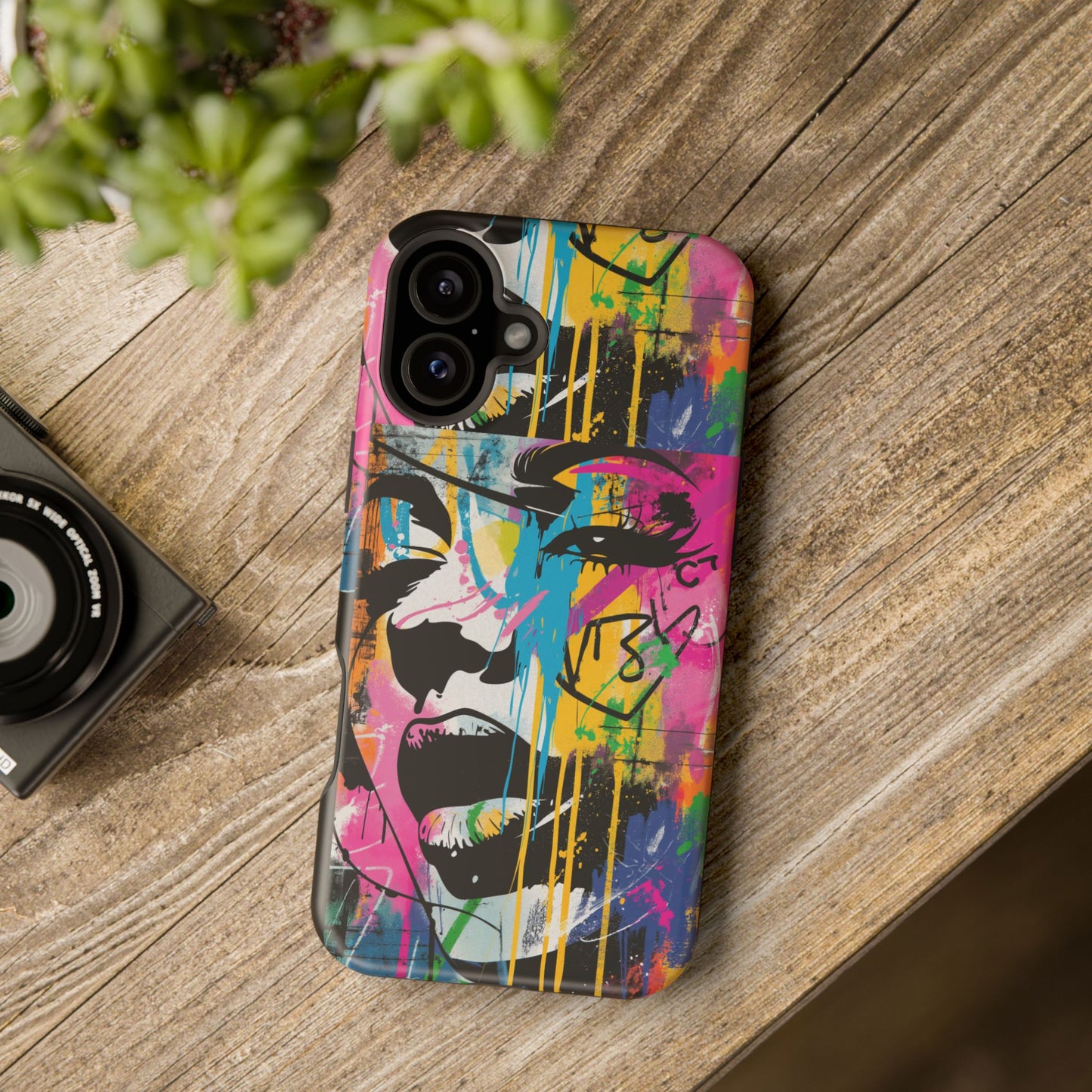 Phone Cases, Colorful Art, Trendy Accessories, Unique Gifts, Tough Cases with