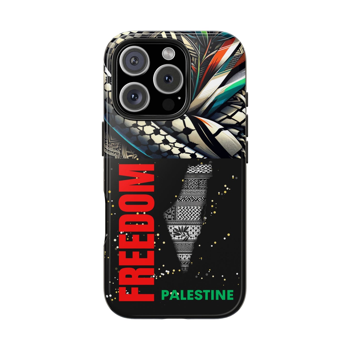 Freedom-Themed Phone Case, Durable Cover, Palestine Pride, Tough Phone Case